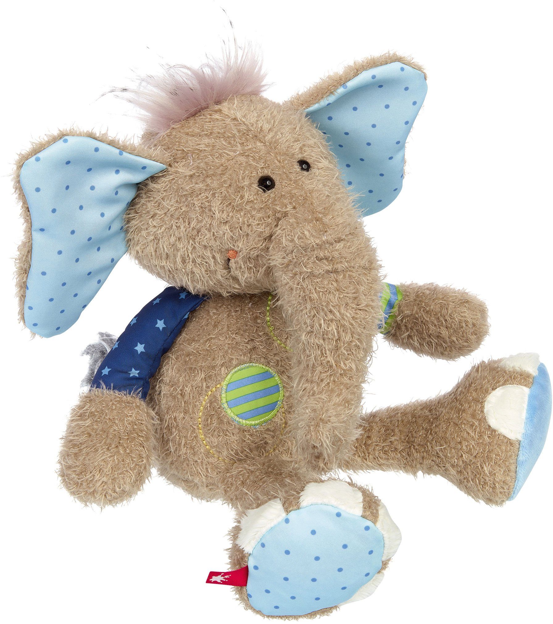 Sweety Sigikid Patchwork blau Kuscheltier Elefant