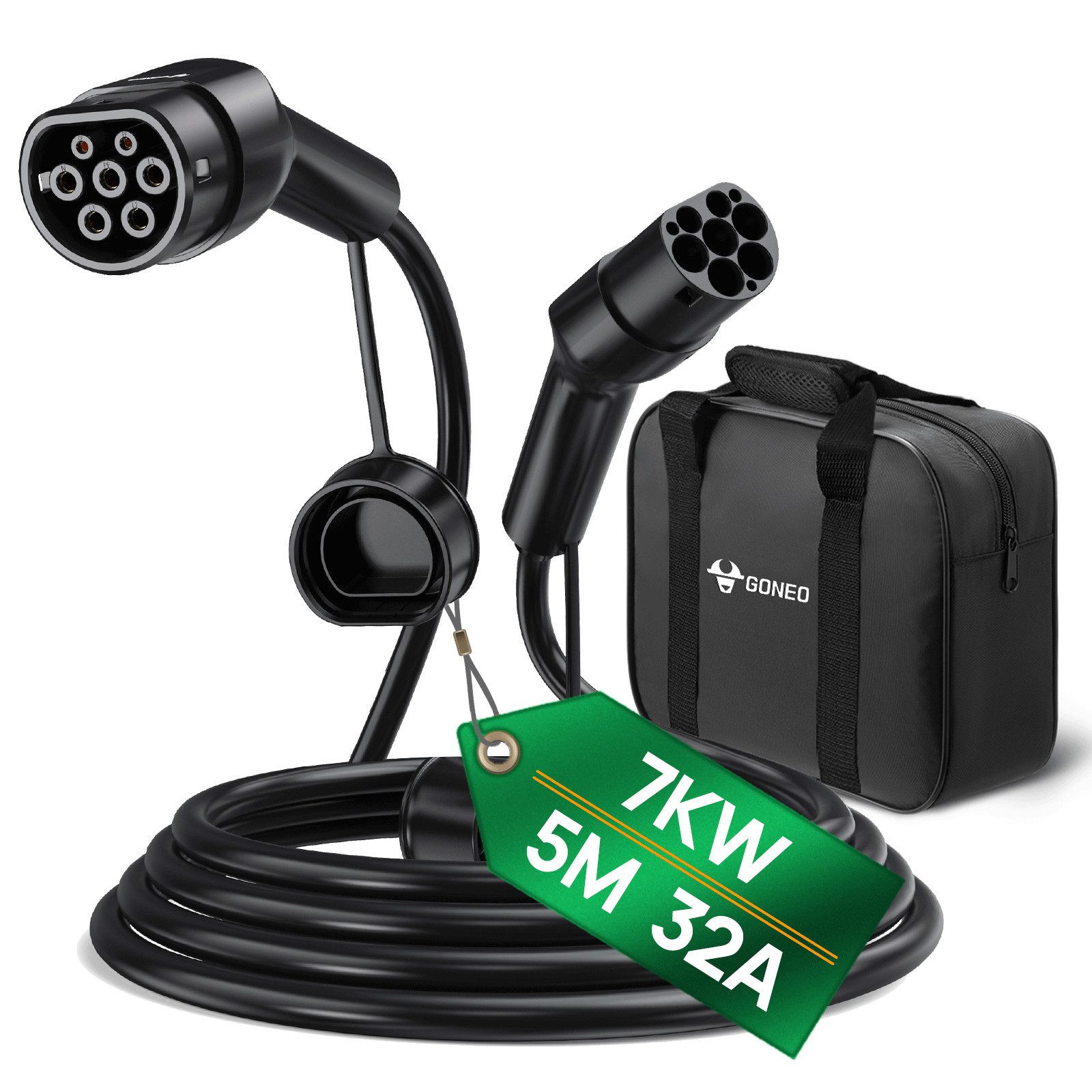 Typ 2 Ladekabel 7kW/11kW/22kW - Autoladekabel