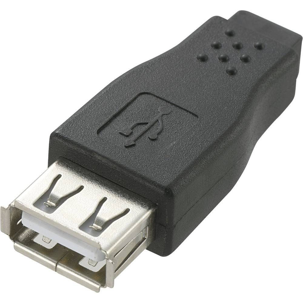 USB 2 Adapter A-Buchse/Mini-B-Buchse USB-Adapter