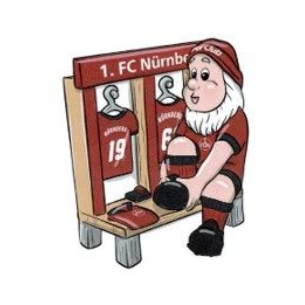 VertriebsArena GmbH Dekofigur 1. FC Nürnberg Gartenzwerg Kabine