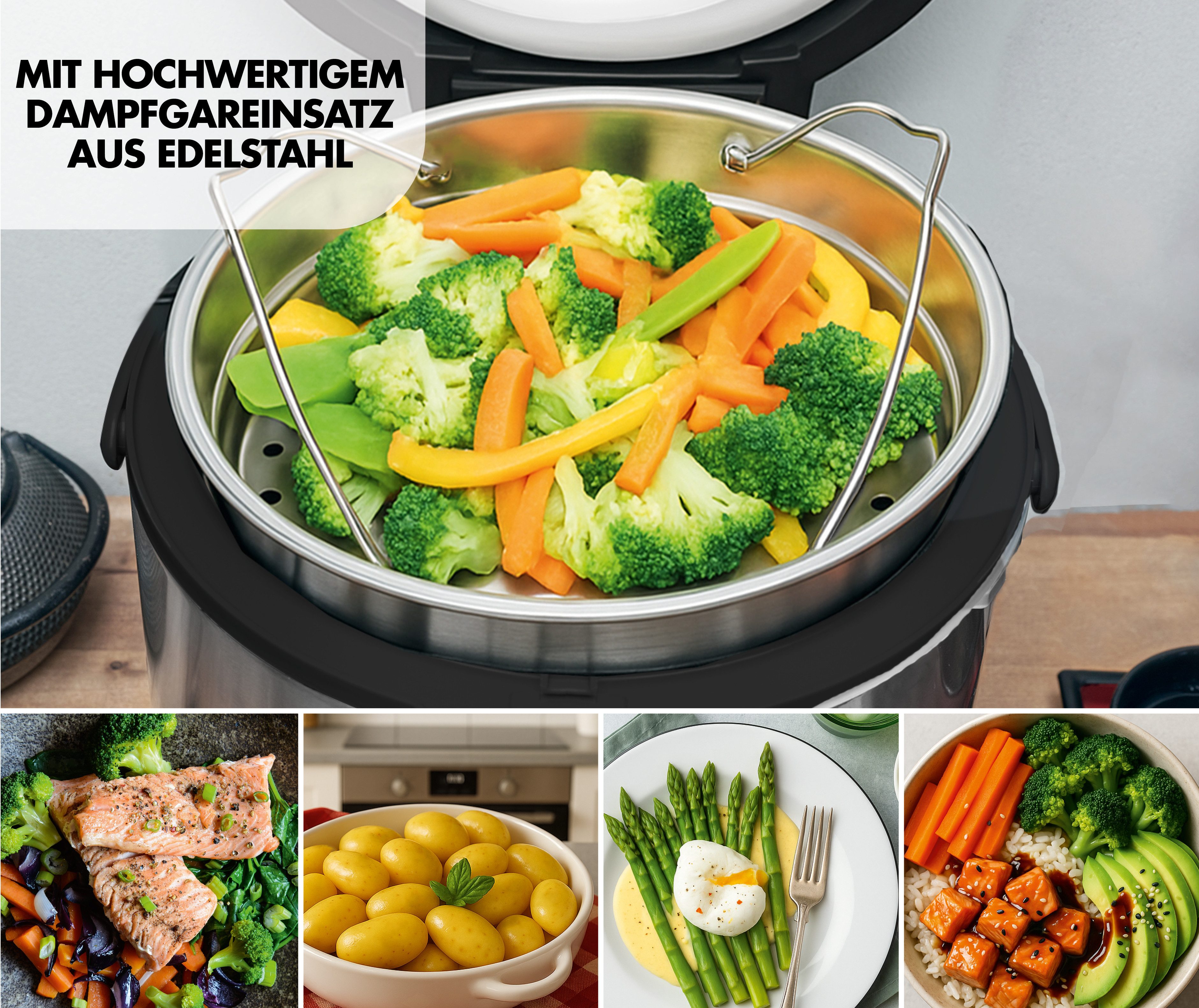 Gastroback Reiskocher Design PREMIUM EDITION 3 L, 468 W