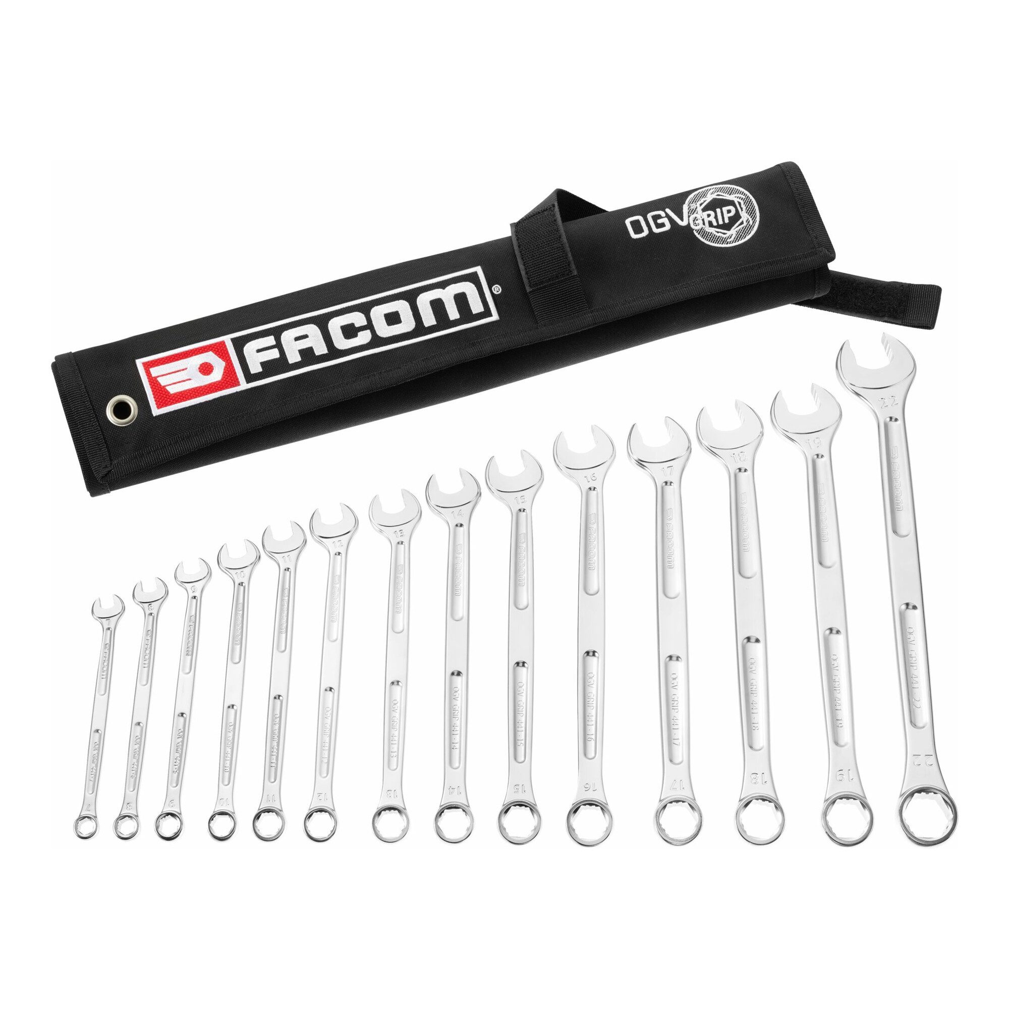 Facom Ratsche Facom OGV-Ring-Maulschlüssel 441 XL 14-tlg