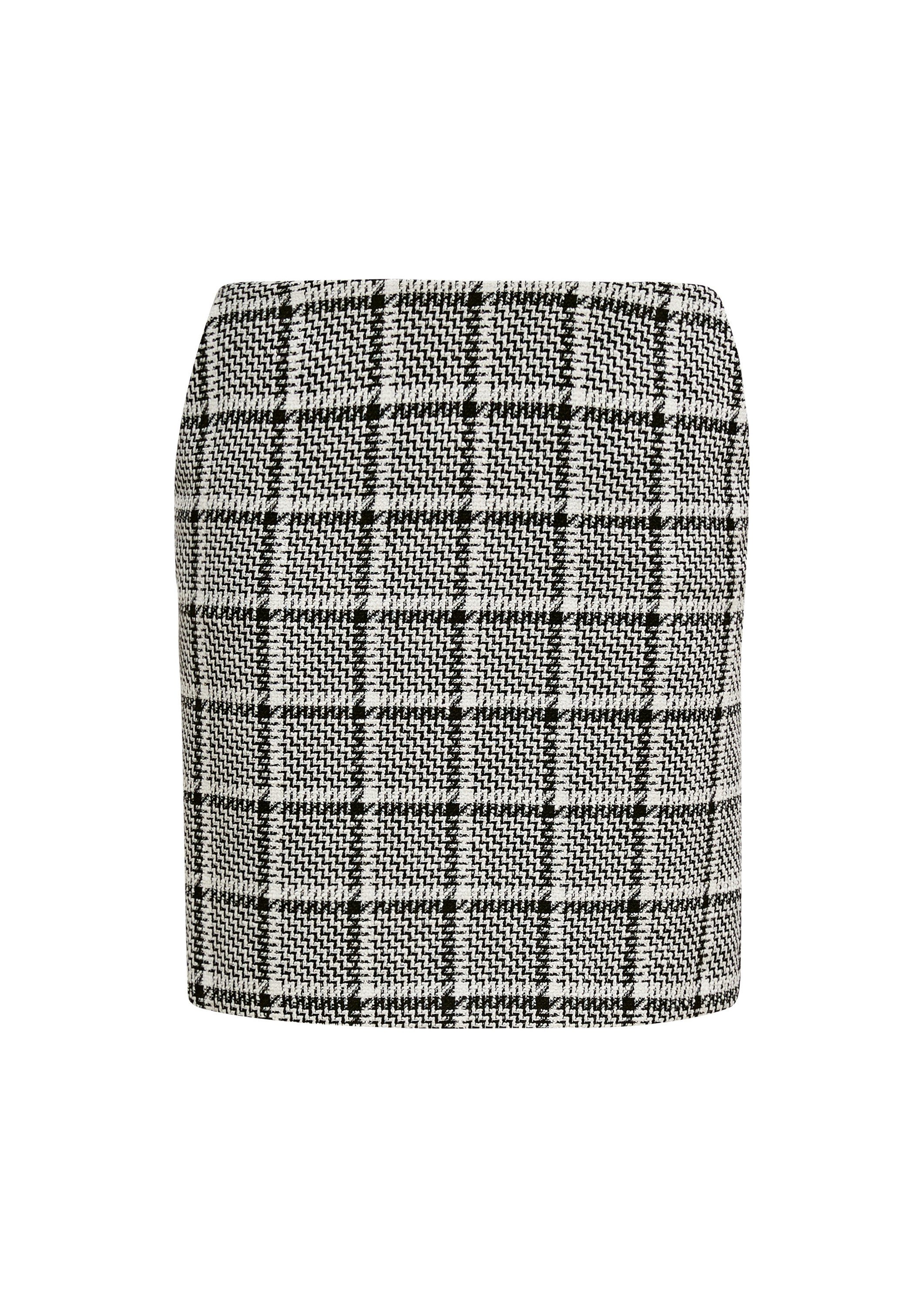 comma Minirock Rock Rock mit Strukturmuster