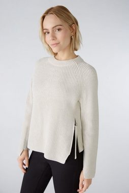 Oui Rundhalspullover Pullover RUBI