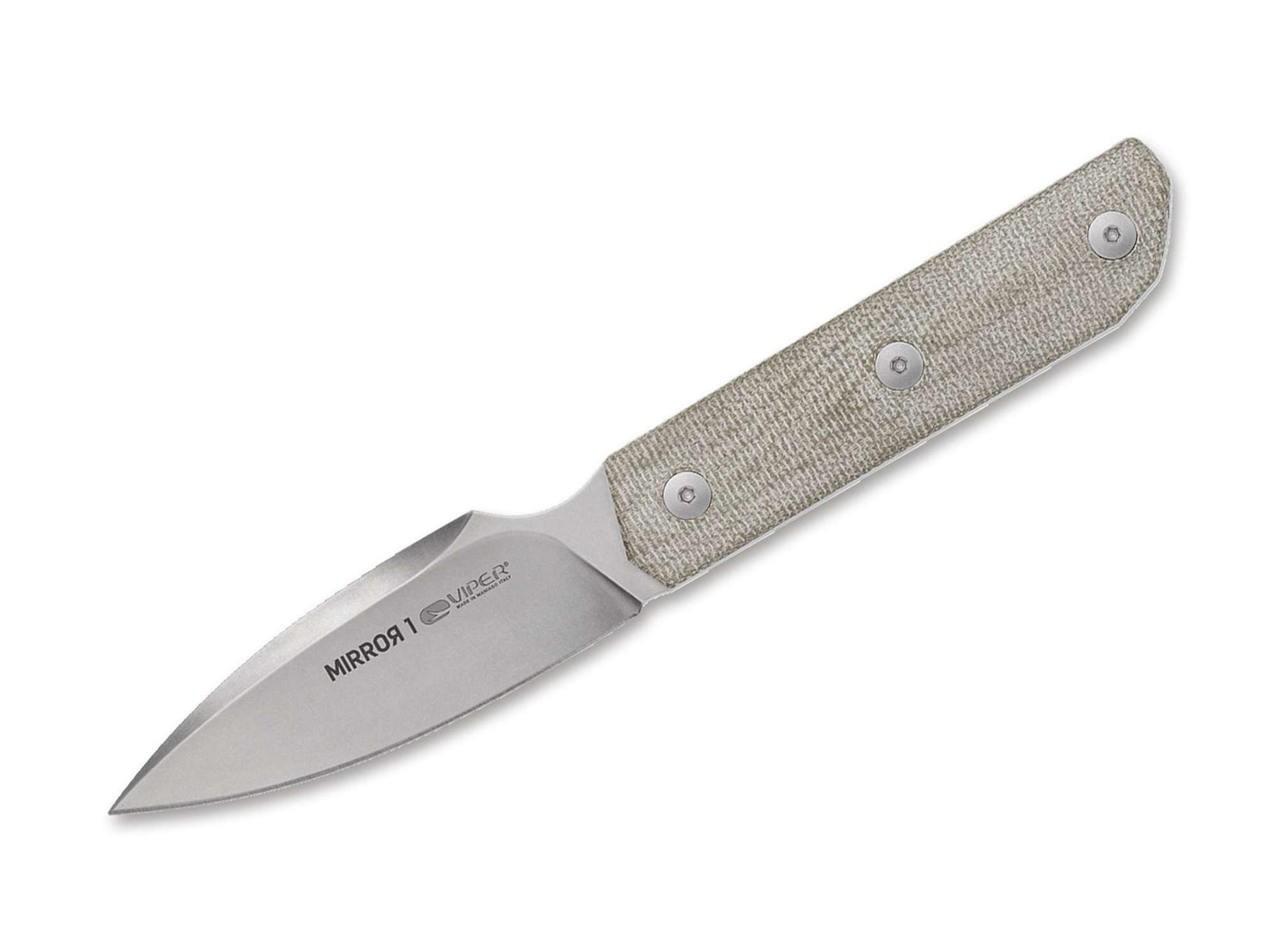 Viper Taschenmesser Feststehendes Ножи Mirror 1 Micarta Green