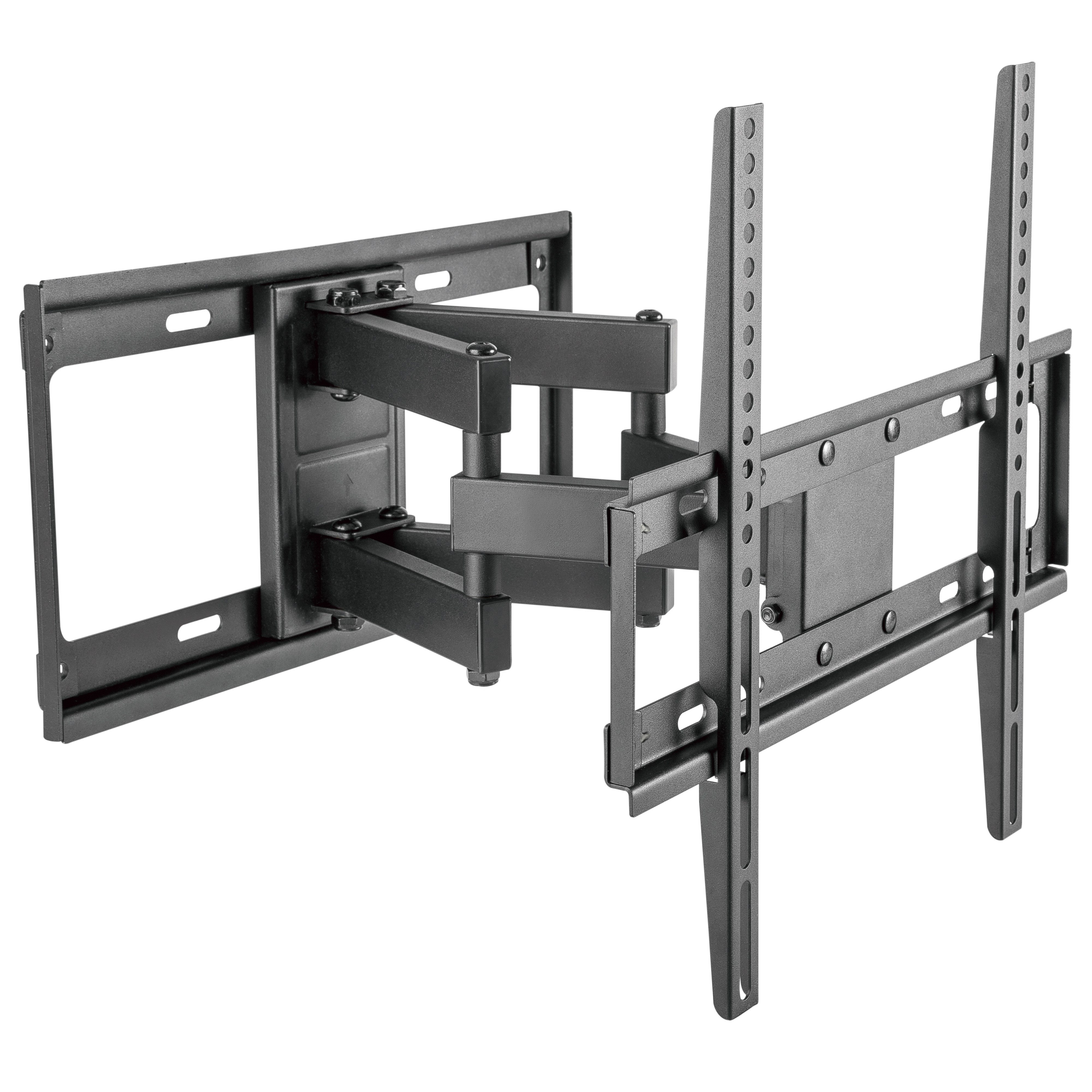 RICOO TV-Wandhalterung S7844, (bis 55 Zoll, VESA bis 400x400, 1-tlg., schwenkbar neigbar ausziehbar Fernseher Halter universal VESA 400x400)
