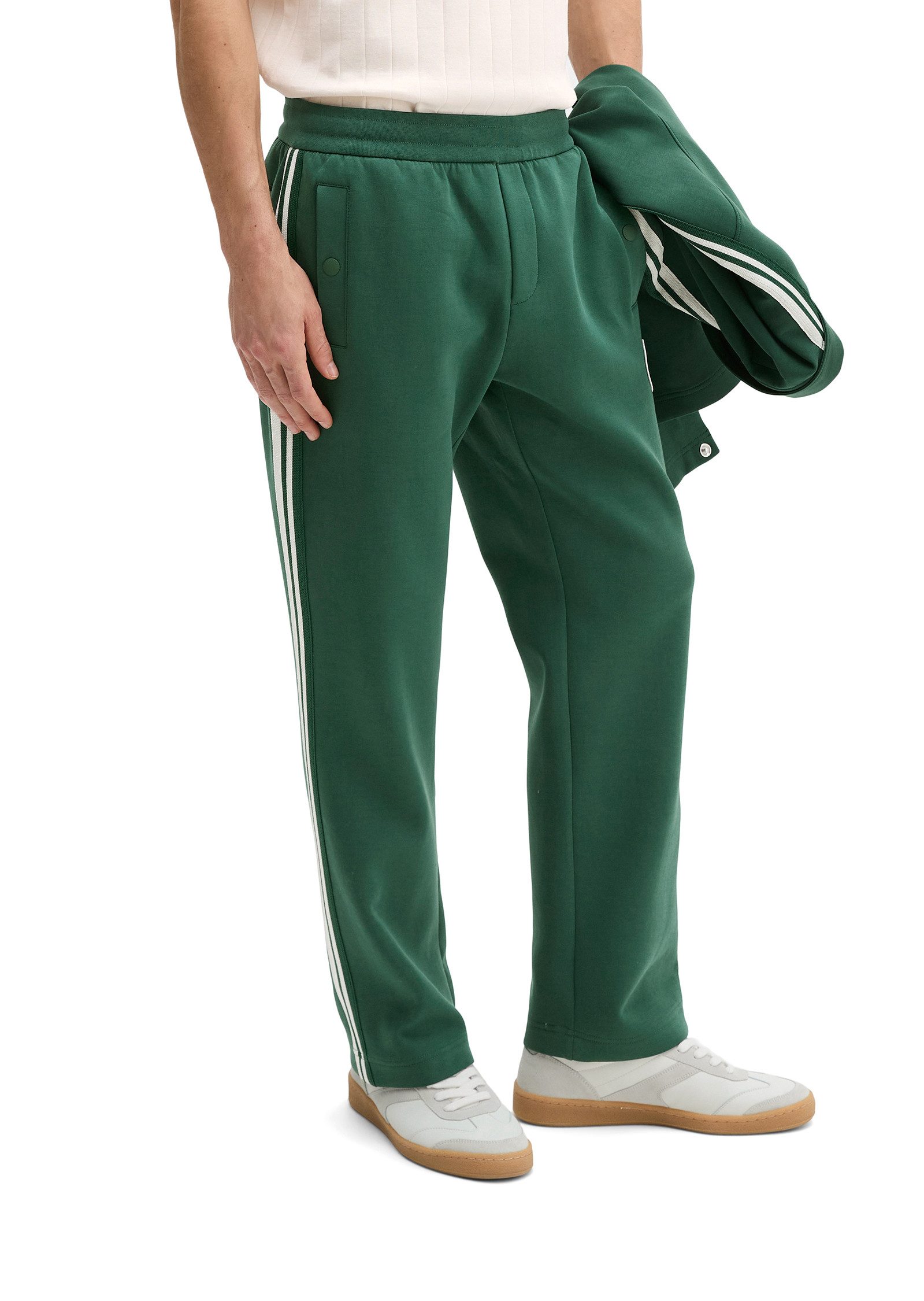 Marc O'Polo Jerseyhose in Interlock-Scuba-Qualität