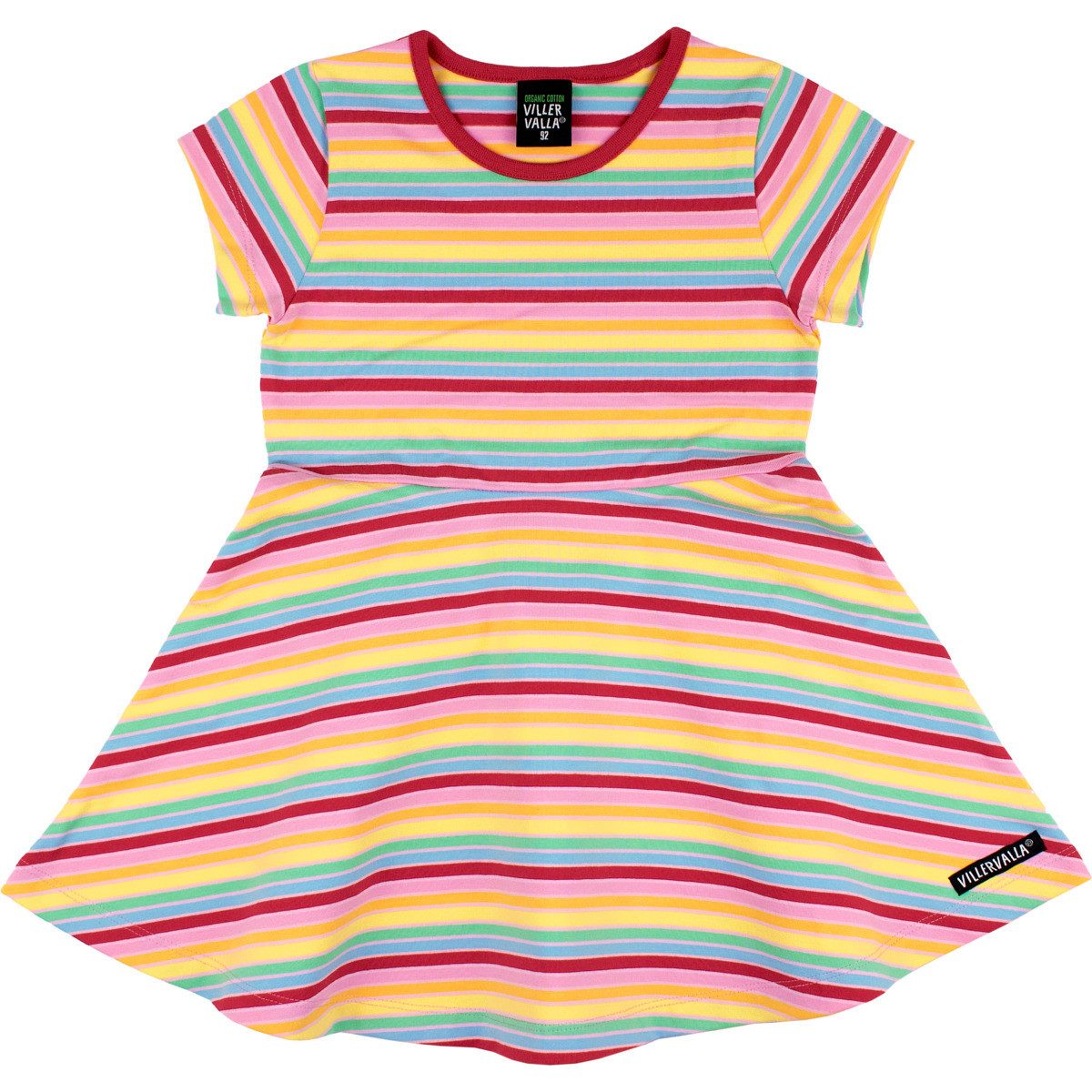 Villervalla Jerseykleid Streifen Mädchen (1-tlg) Bekleidung, Outfit, Dress, Robe, Sommerkleid