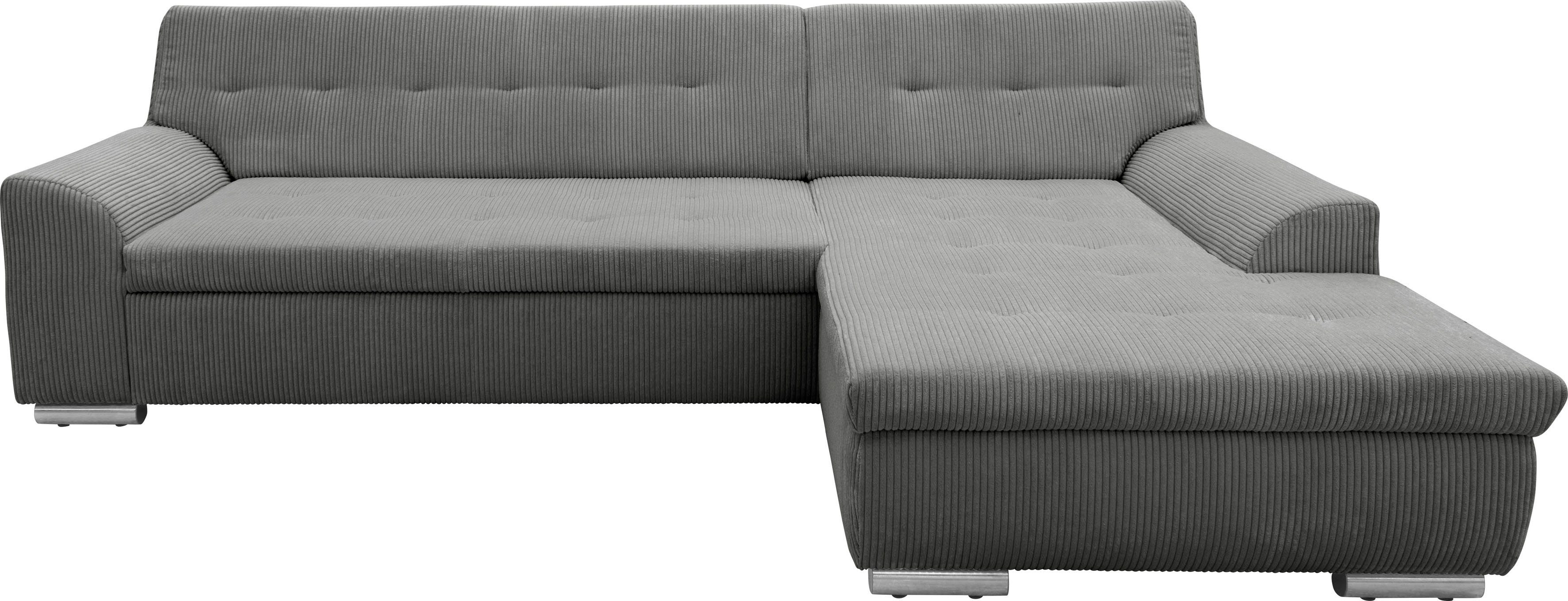 DOMO collection Ecksofa Treviso viele Bezüge, auch in Cord, L-Form, B/T/H: günstig online kaufen