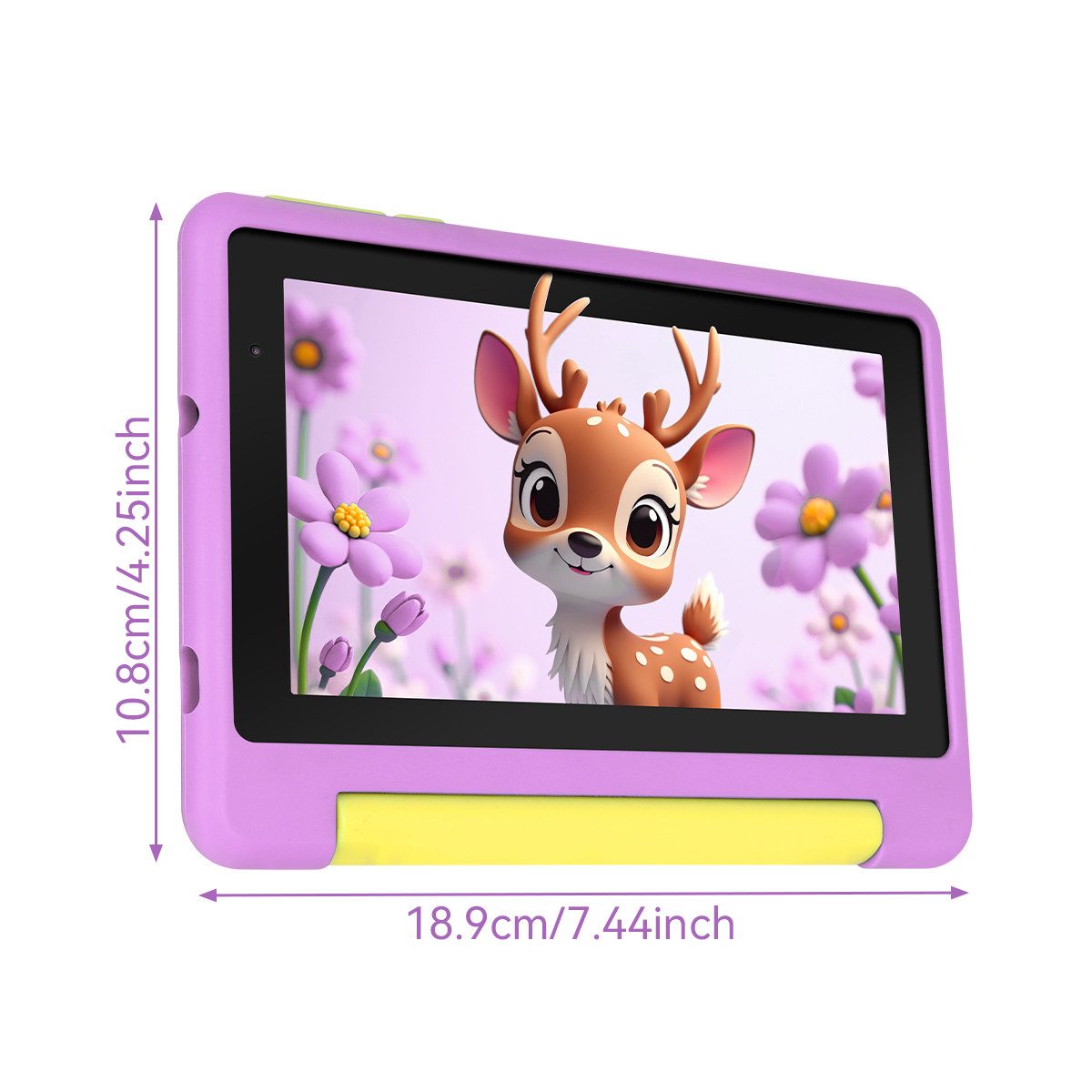 BUFO 7 Zoll 8(2+6)GB+64GB, Wi-Fi, Bluetooth, 1024 x 600 HD-Display, Kinder Tablet (7", 64 GB, Android, WiFi, Dual-Kamera, Kindersicherung, Augenschonendes IPS)