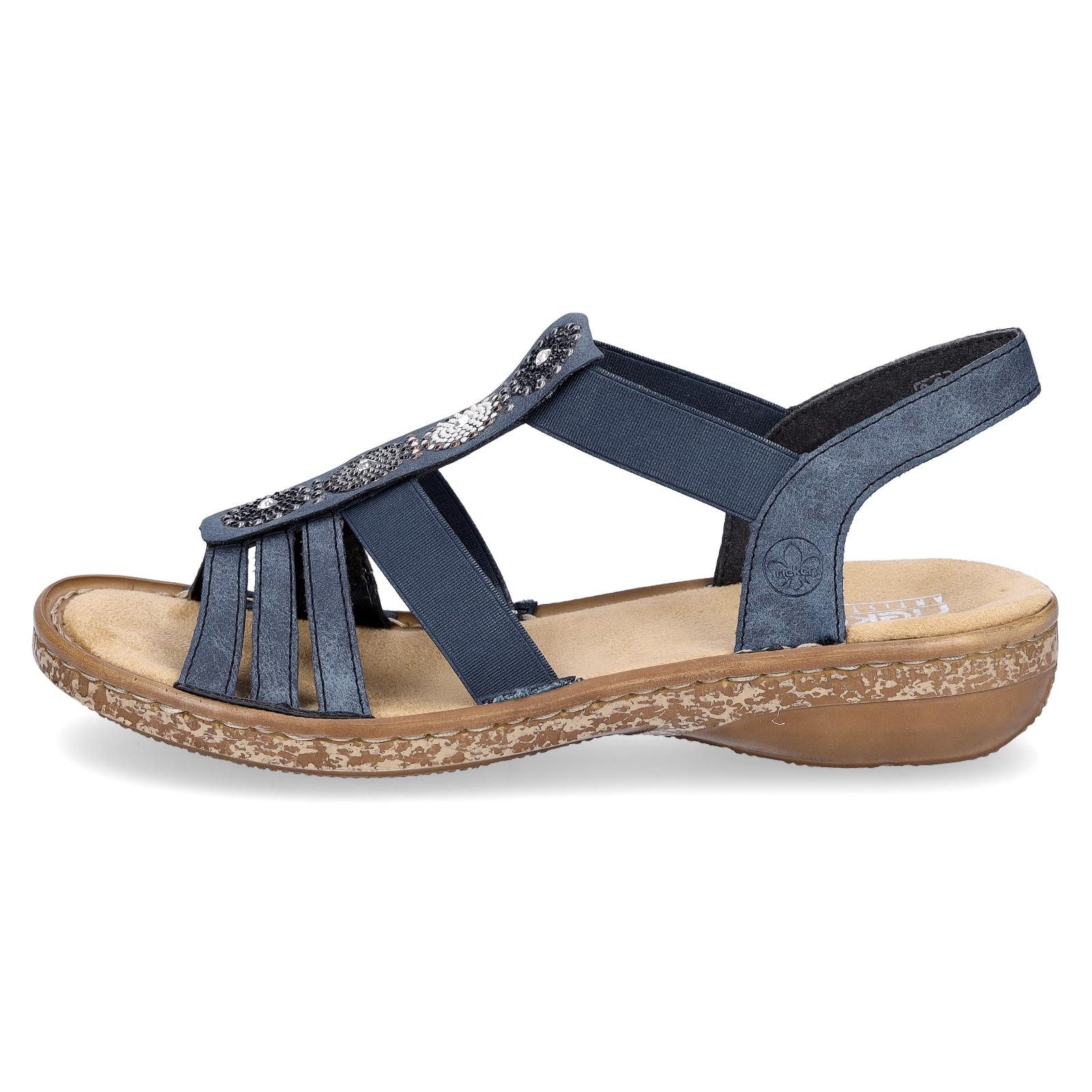 Rieker Rieker Damen Sandale blau Sandale günstig online kaufen