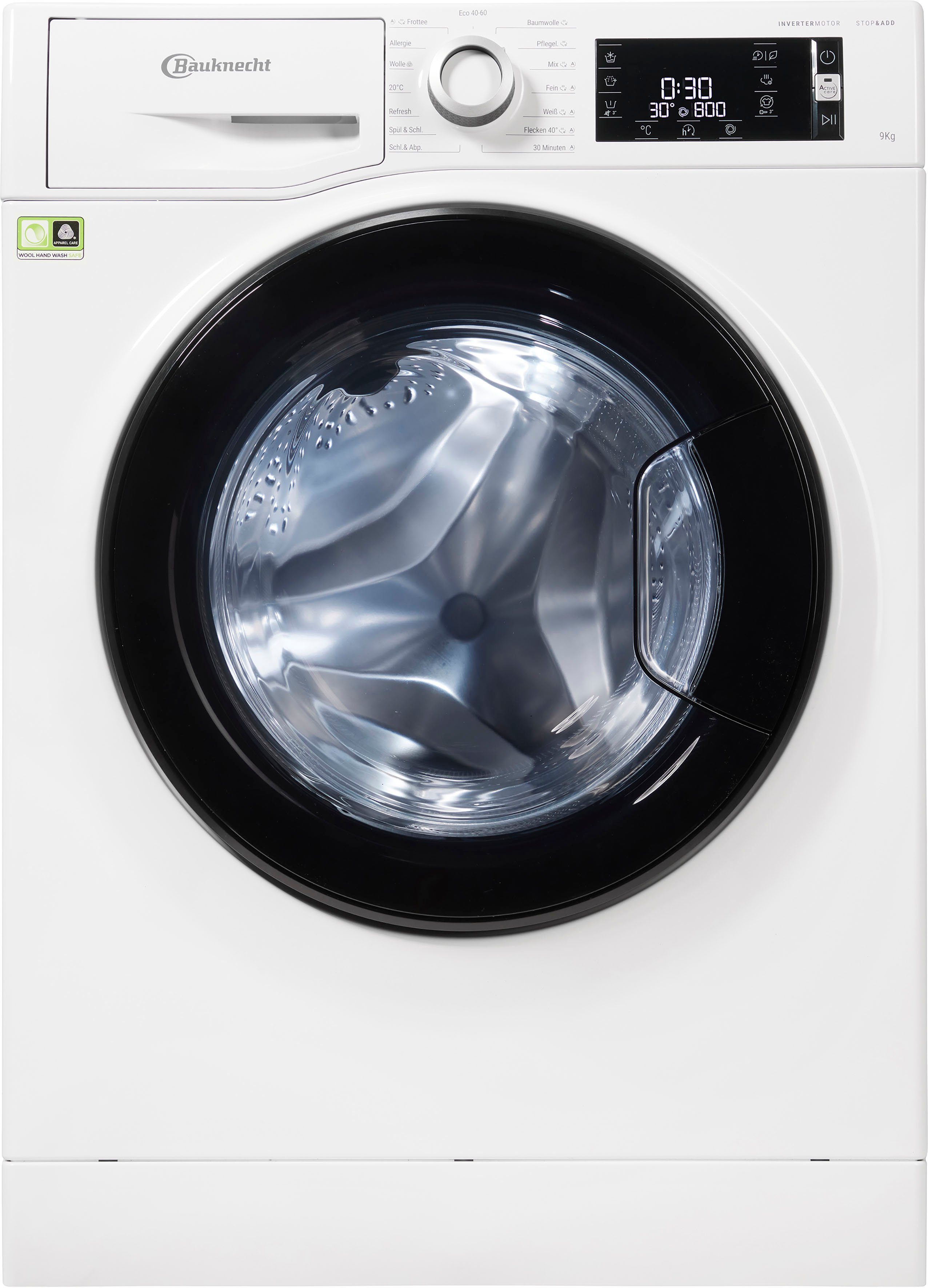 BAUKNECHT Waschmaschine WM 1400 9A, U/min kg, 9 Elite