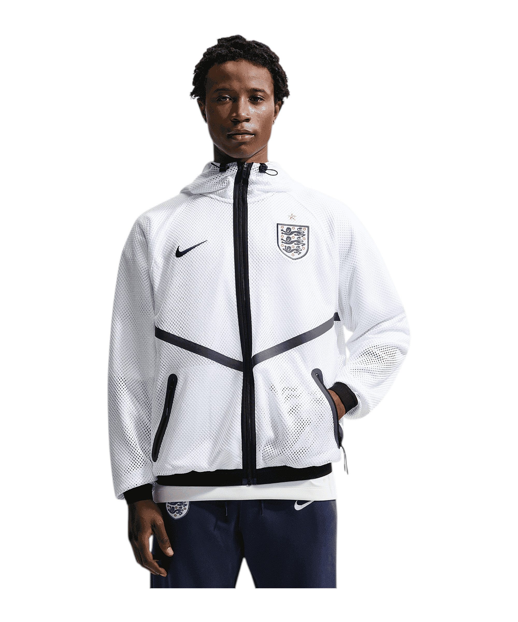Nike Sweatjacke Nike Performance FA England Anthem Jacke Weiß Polyester
