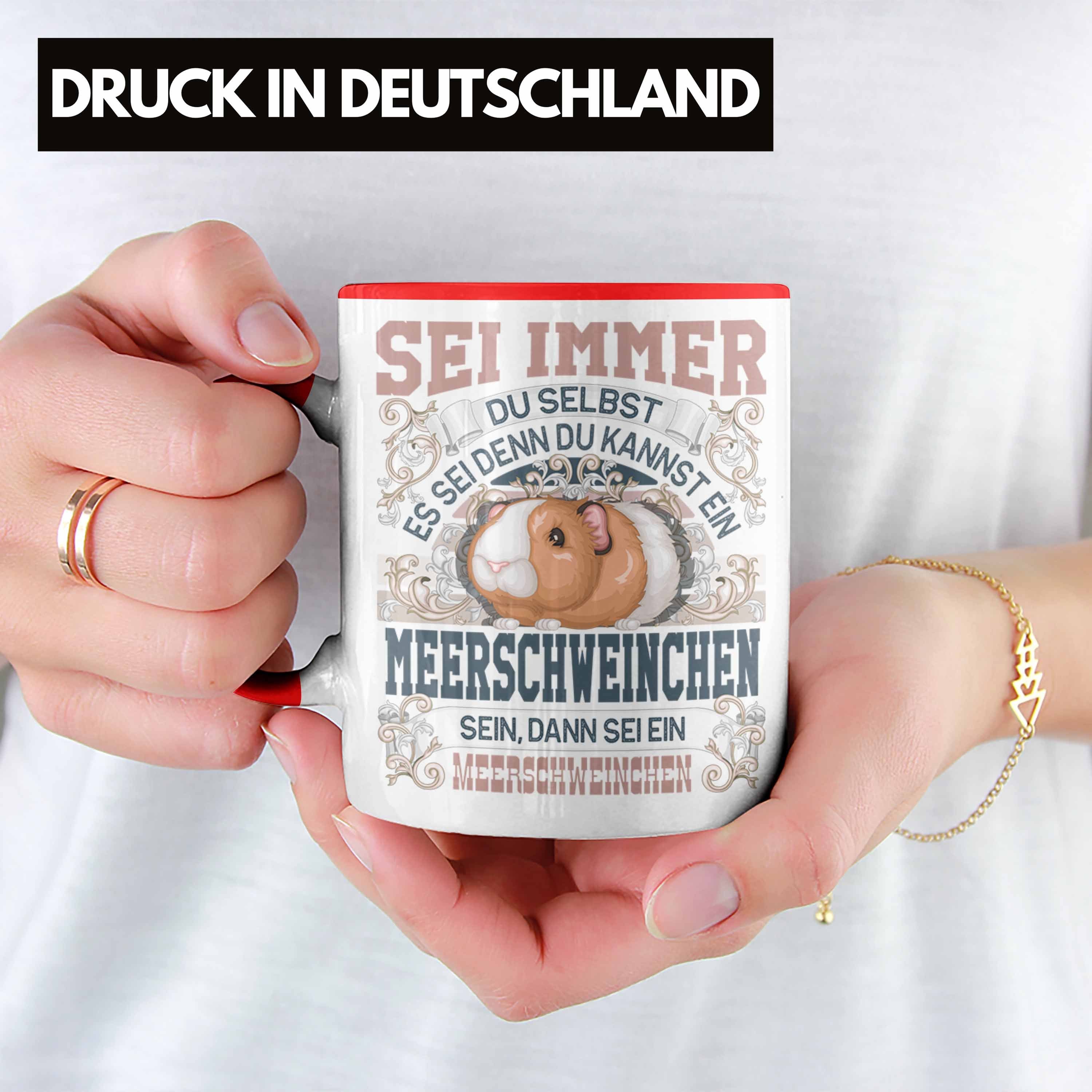 Trendation Tasse Trendation Gesch Rot Mama Meerschweinchen Tasse Meerschweinchen Geschenk 