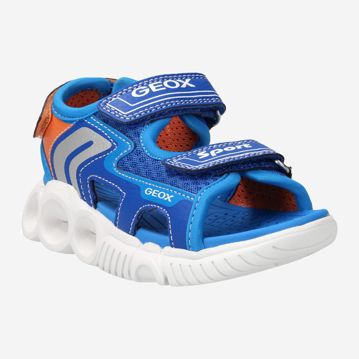 Geox GEOX S.WROOM, Sandalen, Blau, Kinder Sandale