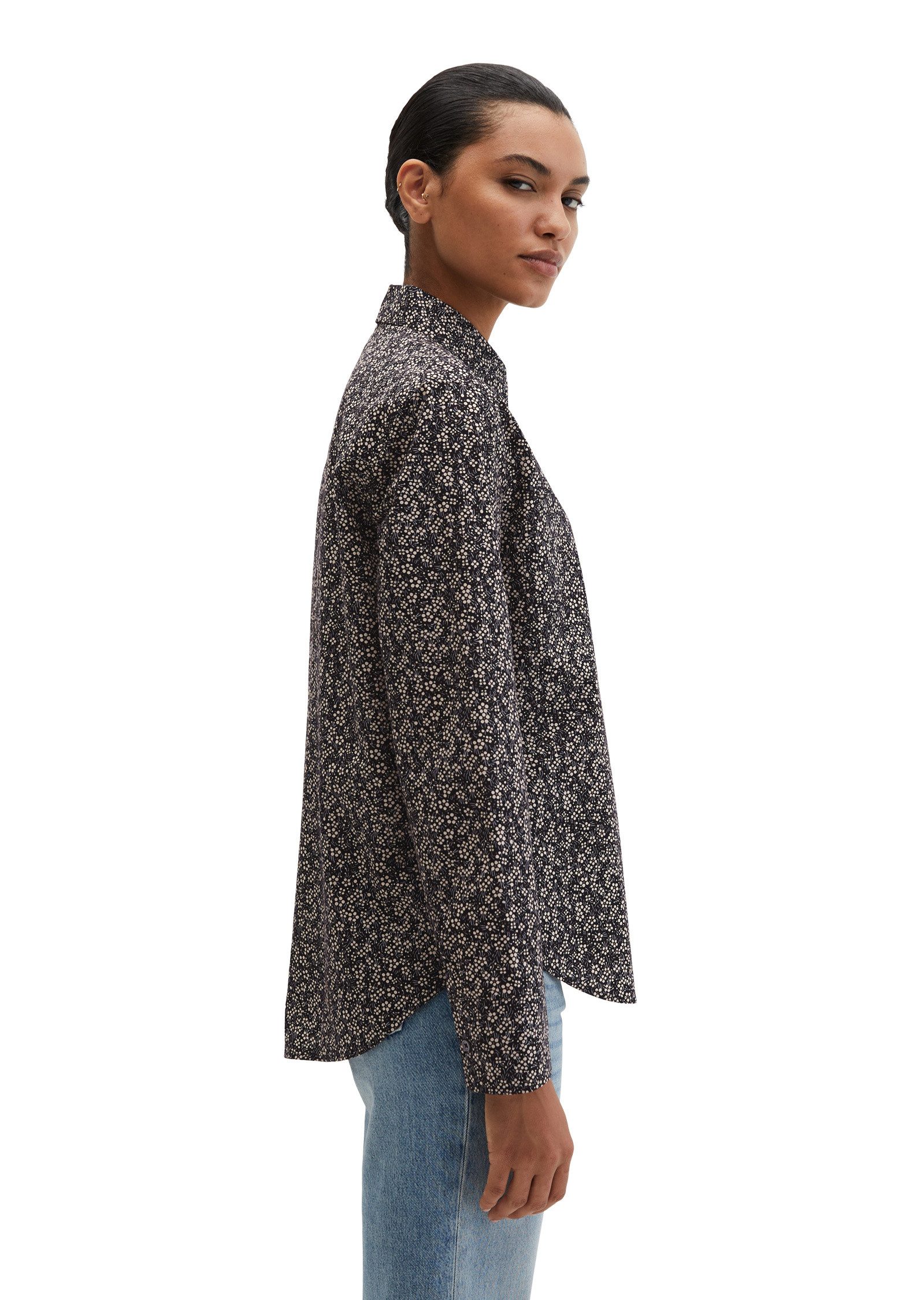 Marc O'Polo Langarmbluse aus Papertouch-Popeline günstig online kaufen