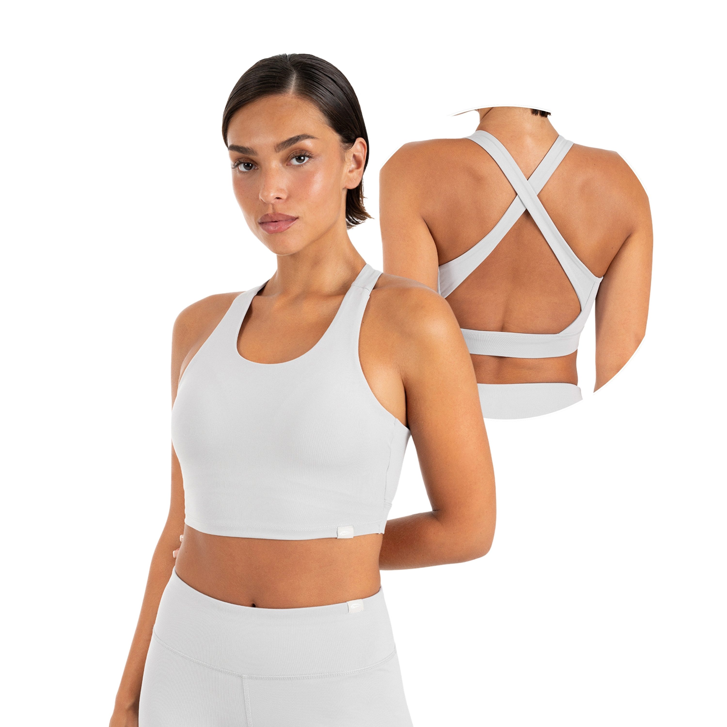 Smilodox Sport-BH Sorea Damen, Gym-BH, Shaped Fit, Medium Support, für Fitness & Yoga Stretch, Shaping, Rundhals, Bewegungsfreiheit, elastisch