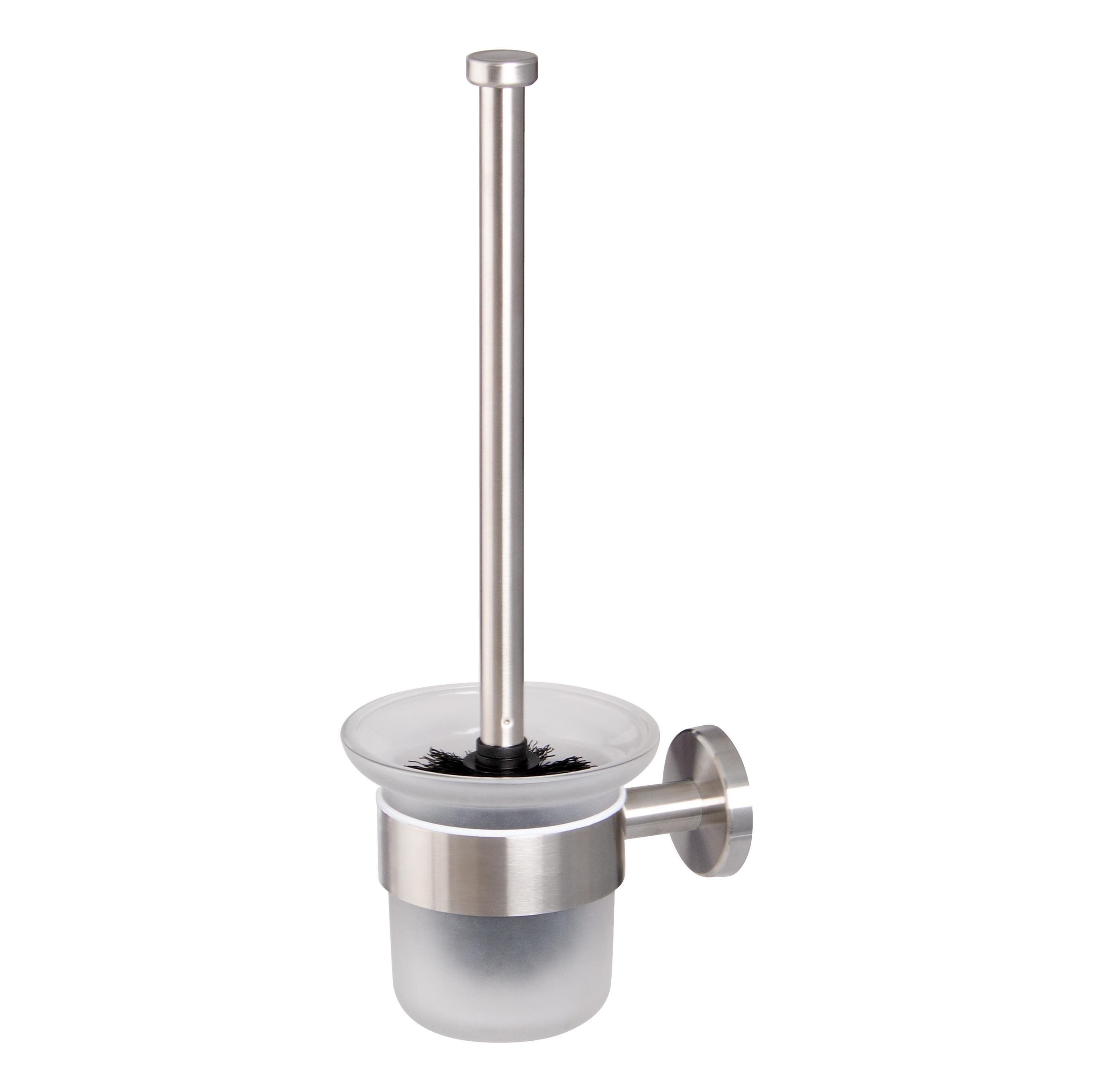 bremermann WC-Reinigungsbürste Bad-Serie PIAZZA - aus Glas & Edelstahl, matt, (1-tlg)