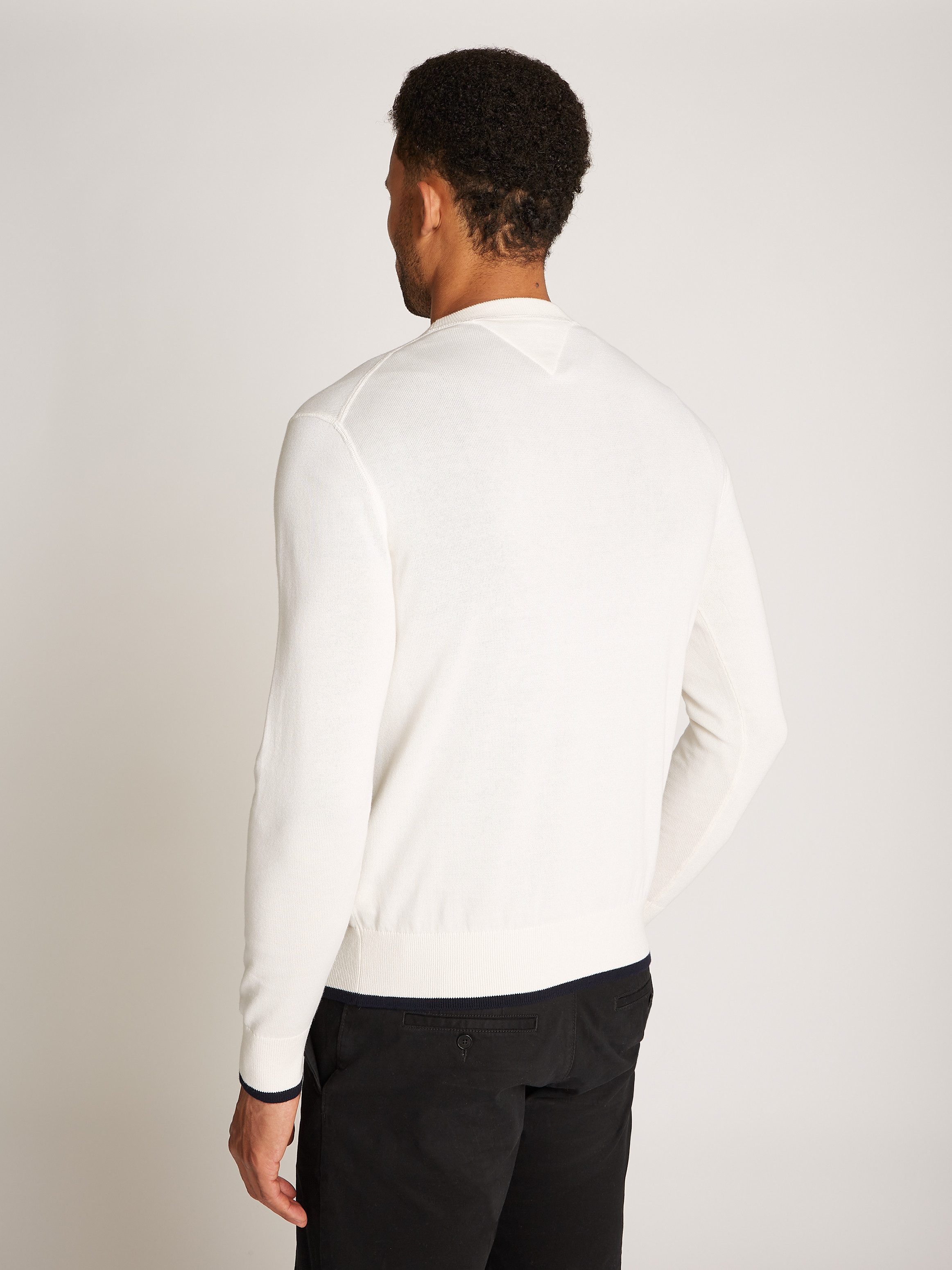 Tommy Hilfiger Rundhalspullover GRAPHIC COTTON CREW günstig online kaufen