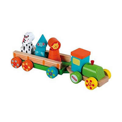 Fisher-Price® Spielzeug-Auto Holz-Eisenbahn, inkl. Tier-Bauklötze