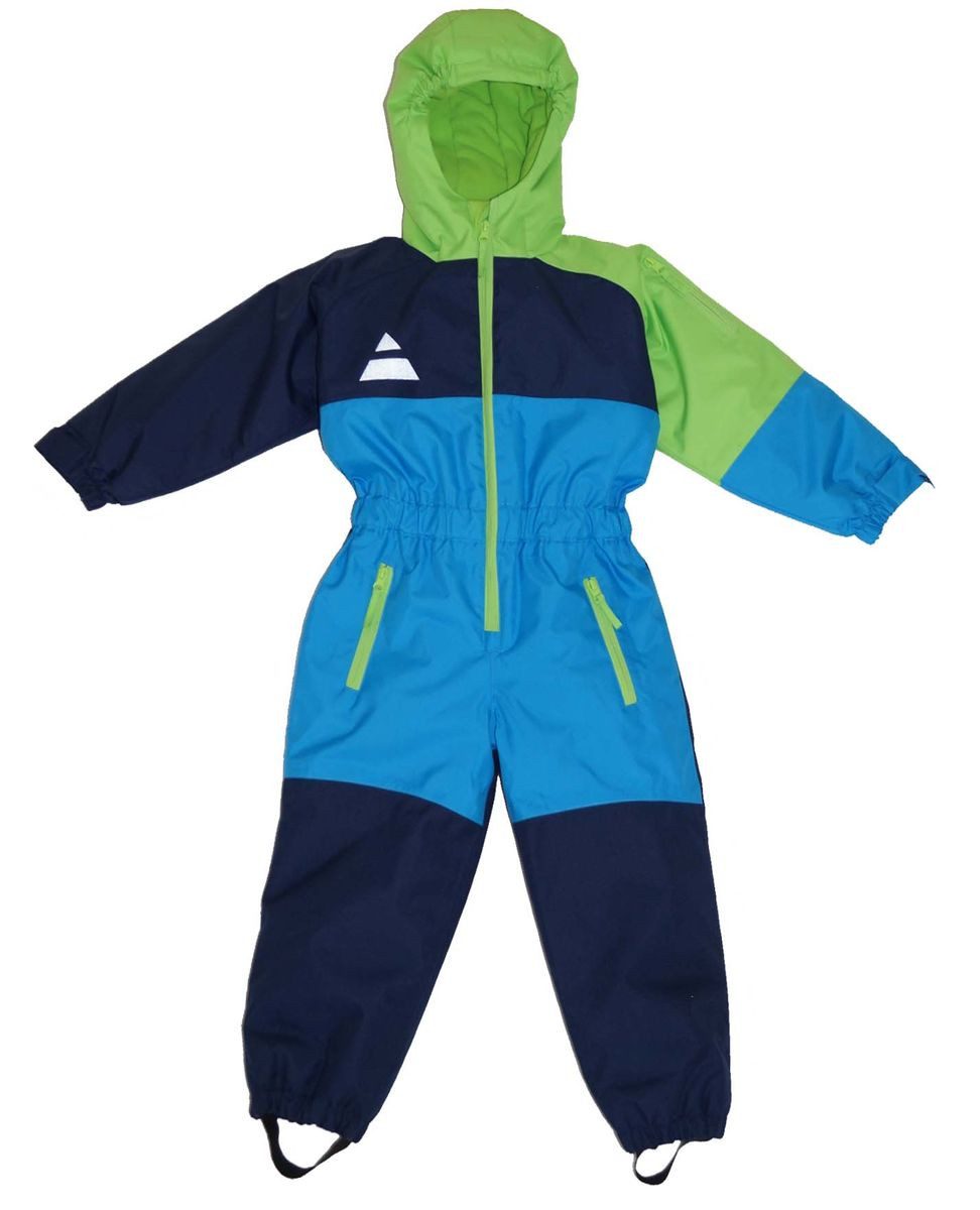 Schneeoverall Schneeanzug Skianzug 3-farbig Kinder kuschelig wasserdicht 10.000mm