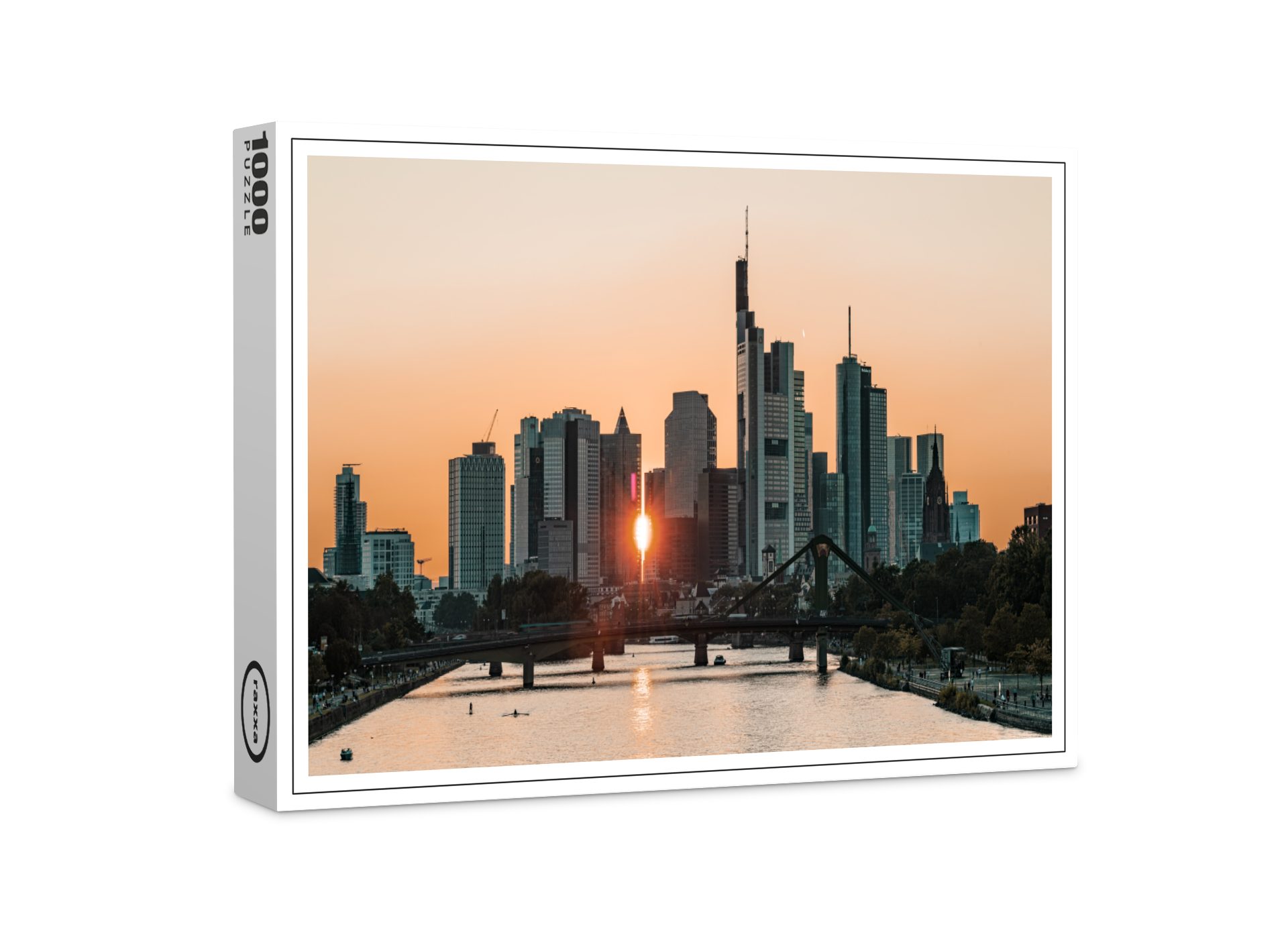 raxxa Puzzle Premium-Puzzle "Sundown FFM", FSC®, Puzzleteile 1000