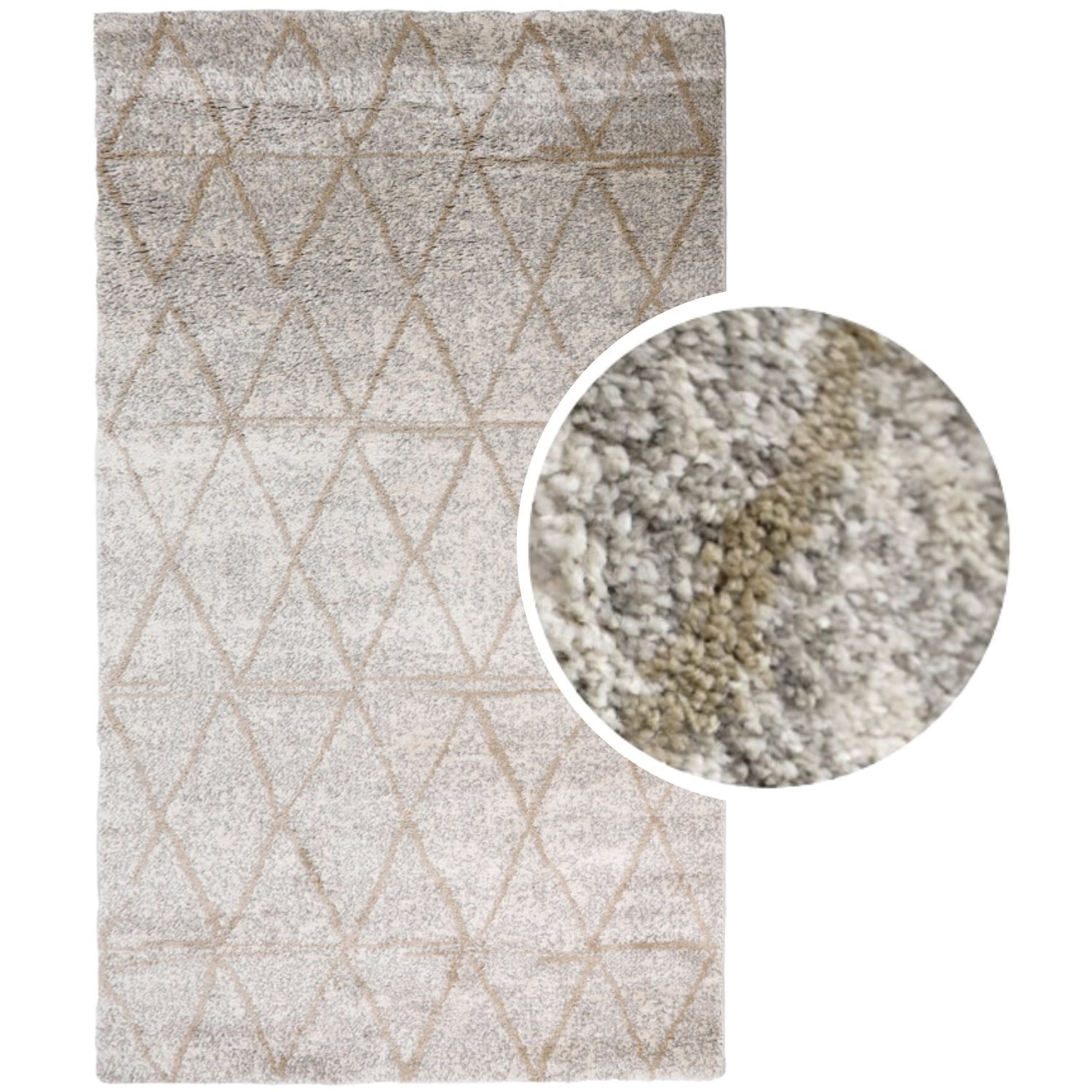 Marrakesch Orient & Mediterran Interior Teppich Marokkanischer Flauschiger Teppich Hochflor Berber Kulsa, Höhe: 3 mm, Handarbeit