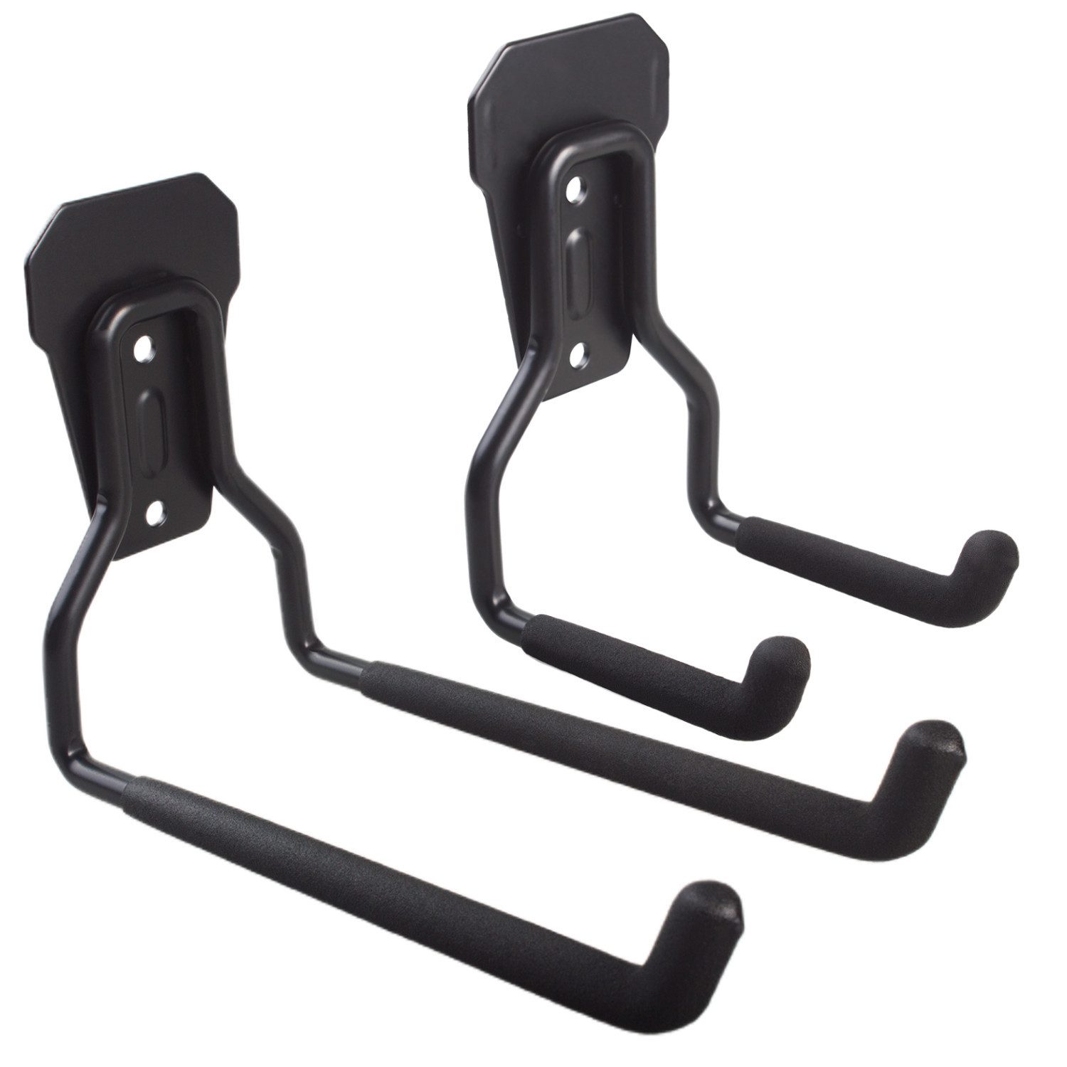 Maclean Wandhalter MC-439 + MC-440, 2x Wandhalterung Garagenhaken Gartenhaken