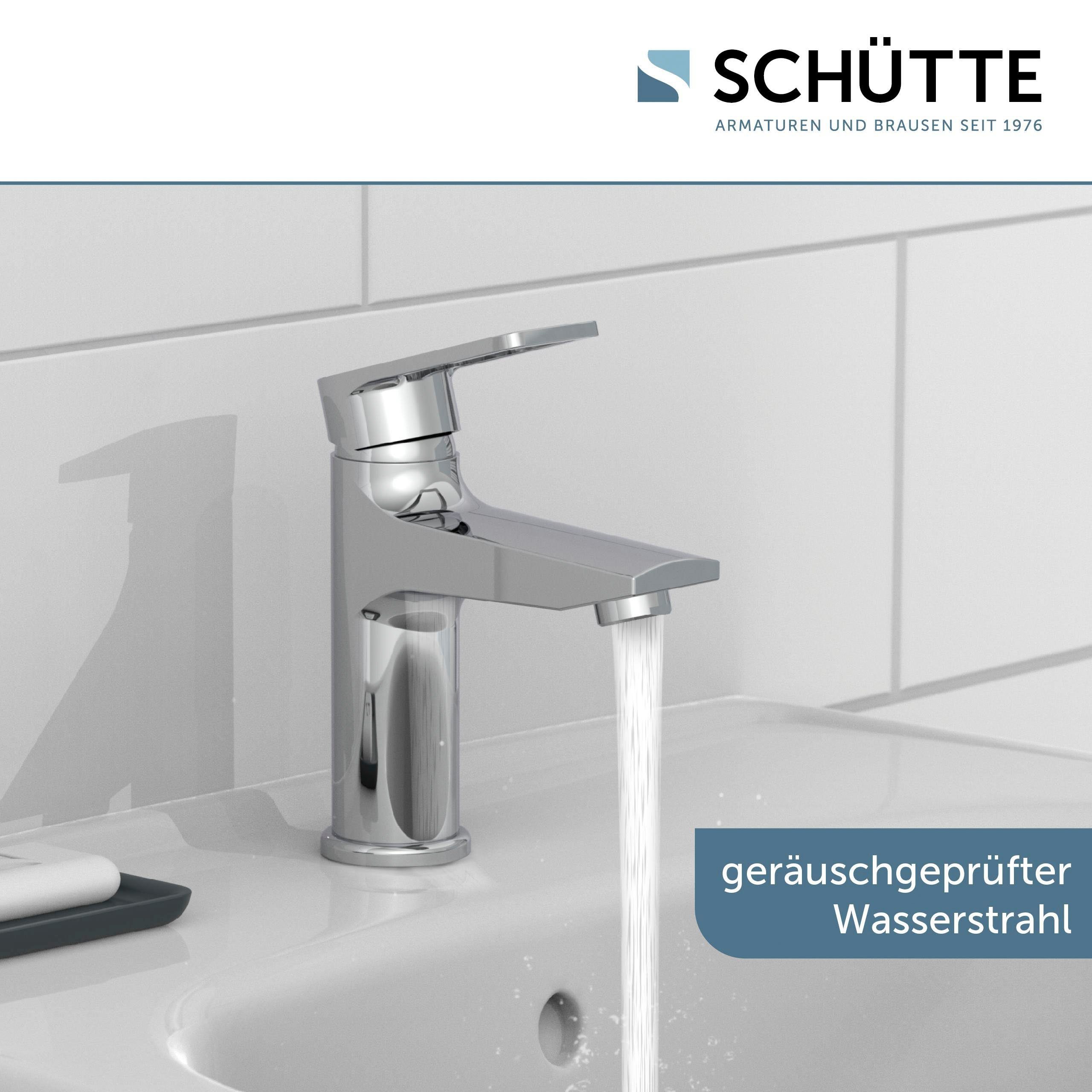 Schütte Waschtischarmatur DERBY Wasserhahn Bad, geräuscharm, Marken Mischdüse – Bild 3 von 5