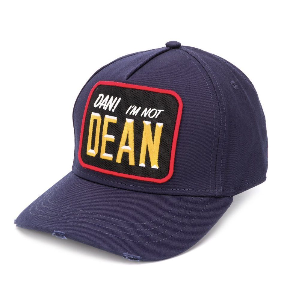 Dsquared2 Baseball Cap Dsquared2 Icon Dan I Am not Dean Baseball Cap Kappe Basebalkappe Hat H