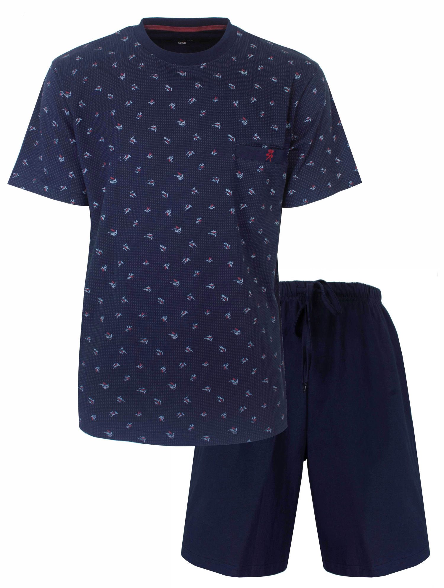 Paul Hopkins Shorty Herren Pyjama Schlafanzug kurz (2 tlg) Baumwolle