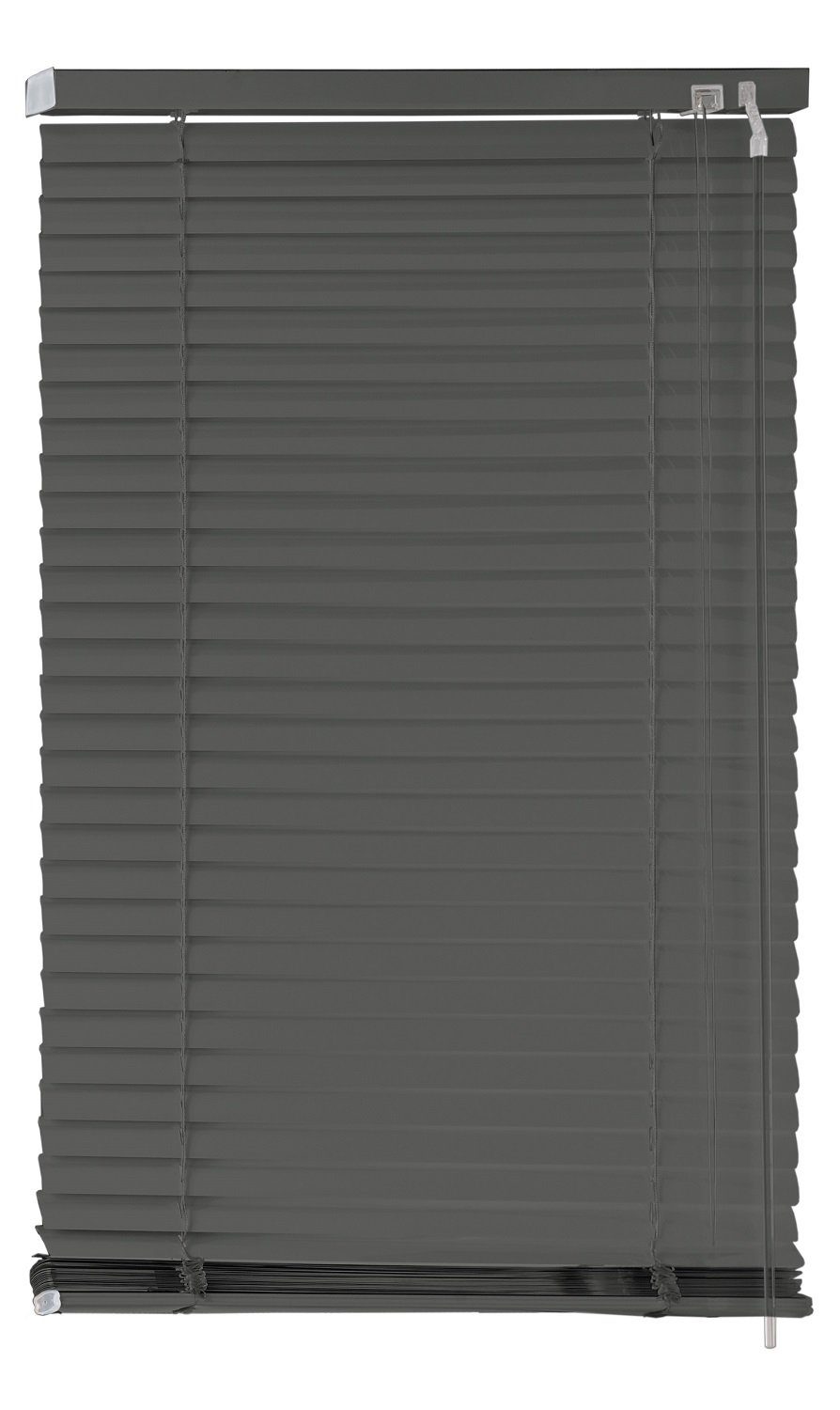 EXKLUSIV HEIMTEXTIL Plissee Aluminium Jalousie Lamellen, blickdicht, Wand, Decke, freihängend, Verschrauben