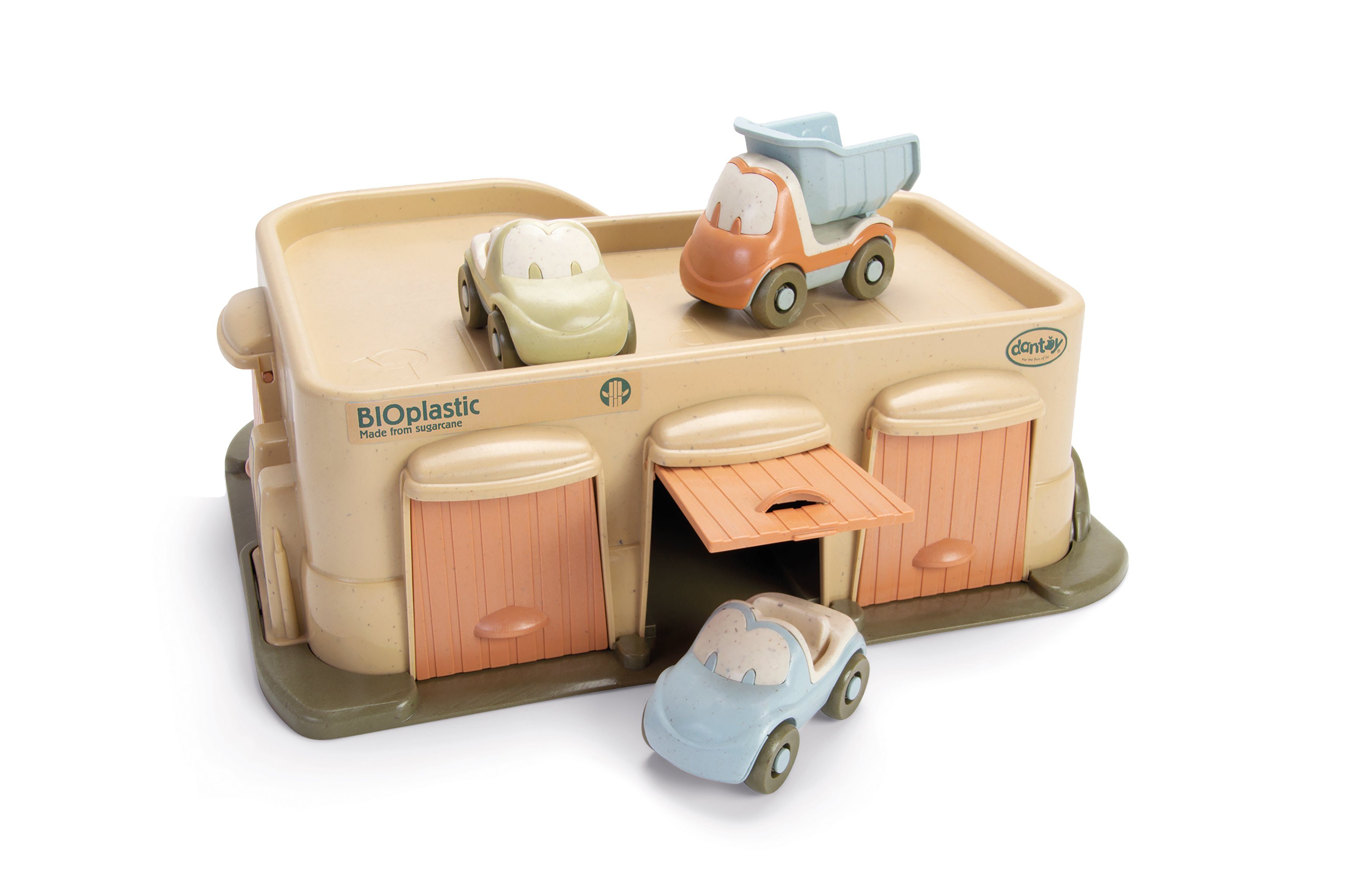 dantoy Spiel-Parkgarage Set: Autogarage + 3 günstig online kaufen