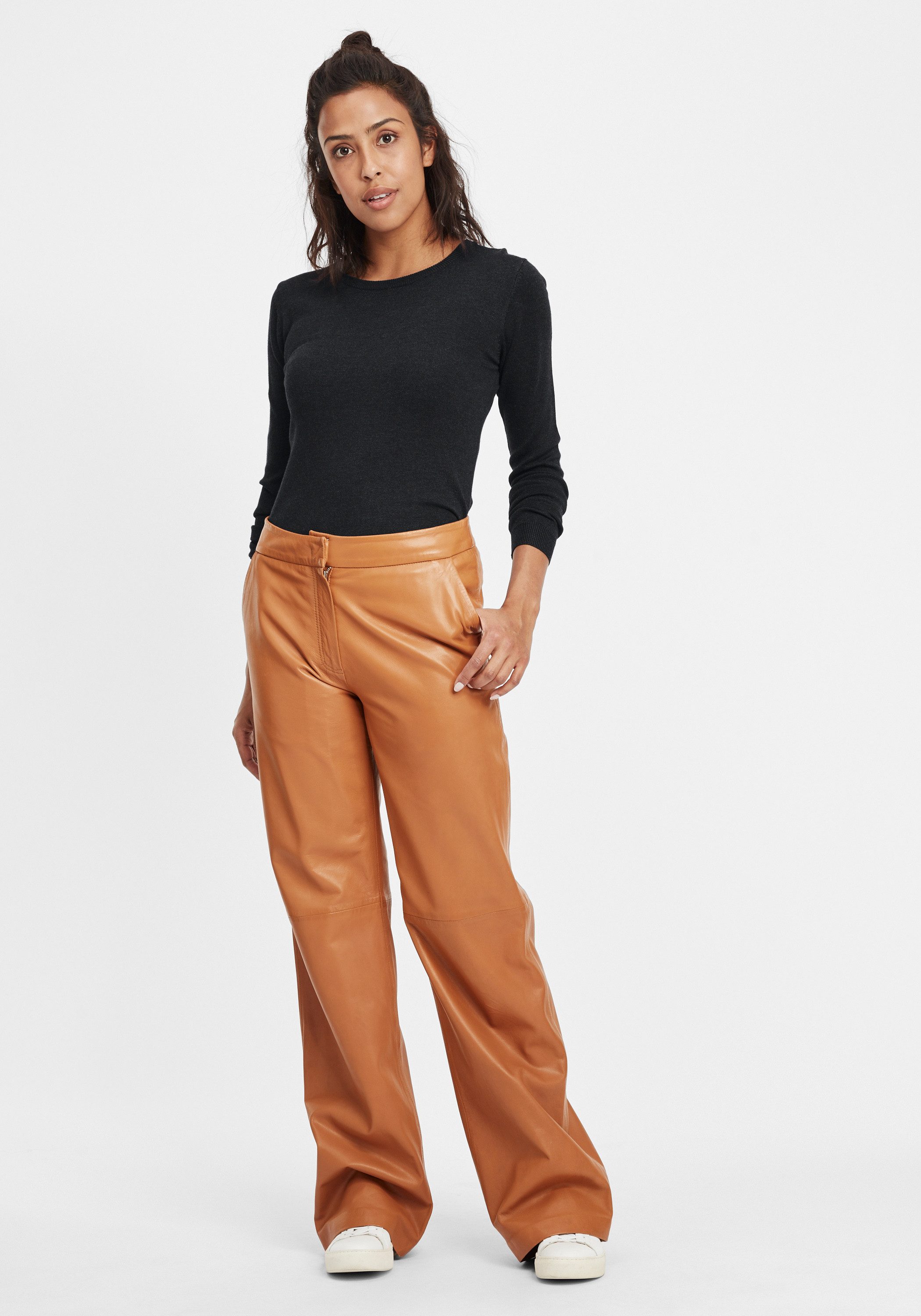 OXMO Strickpullover OXEdda Gemütlicher Basic Feinstrickpullover günstig online kaufen