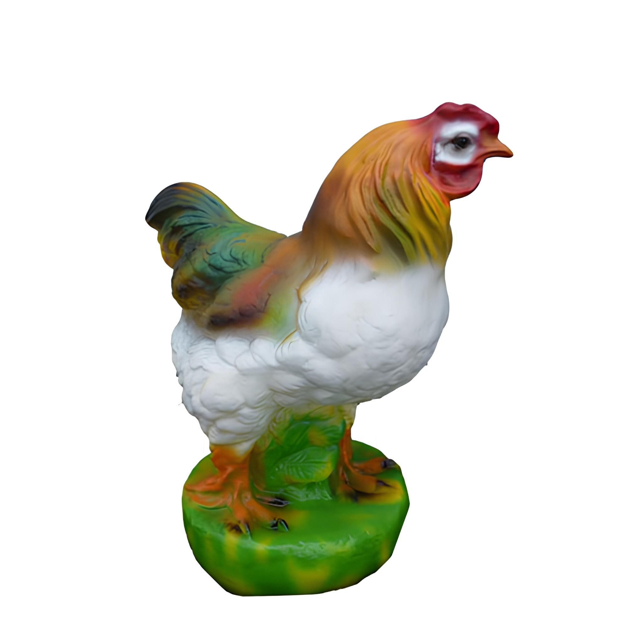 Tierfigur Huhn Vogel Figur Statue Garten Dekoration Skulptur Deko Skulpturen