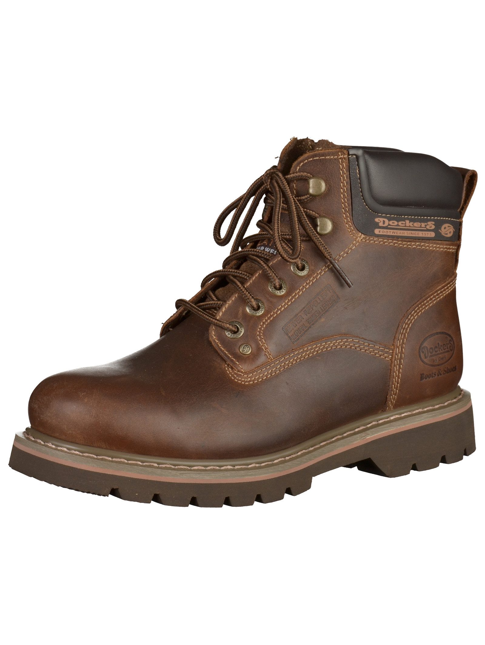 Dockers by Gerli Stiefelette Leder Schnürstiefelette