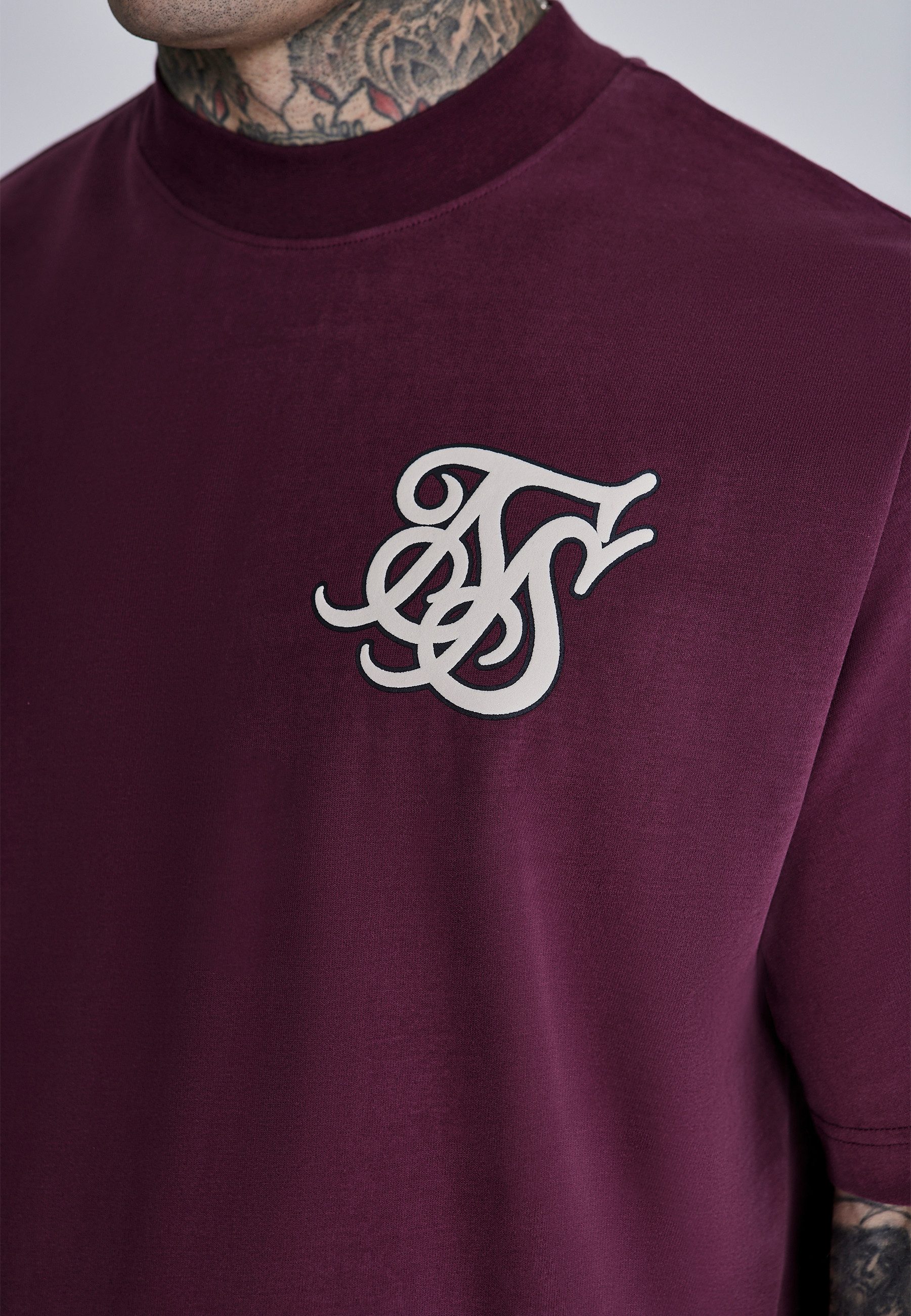 Siksilk T-Shirt SikSilk Herren T-Shirt mit Logo – Bild 2 von 5