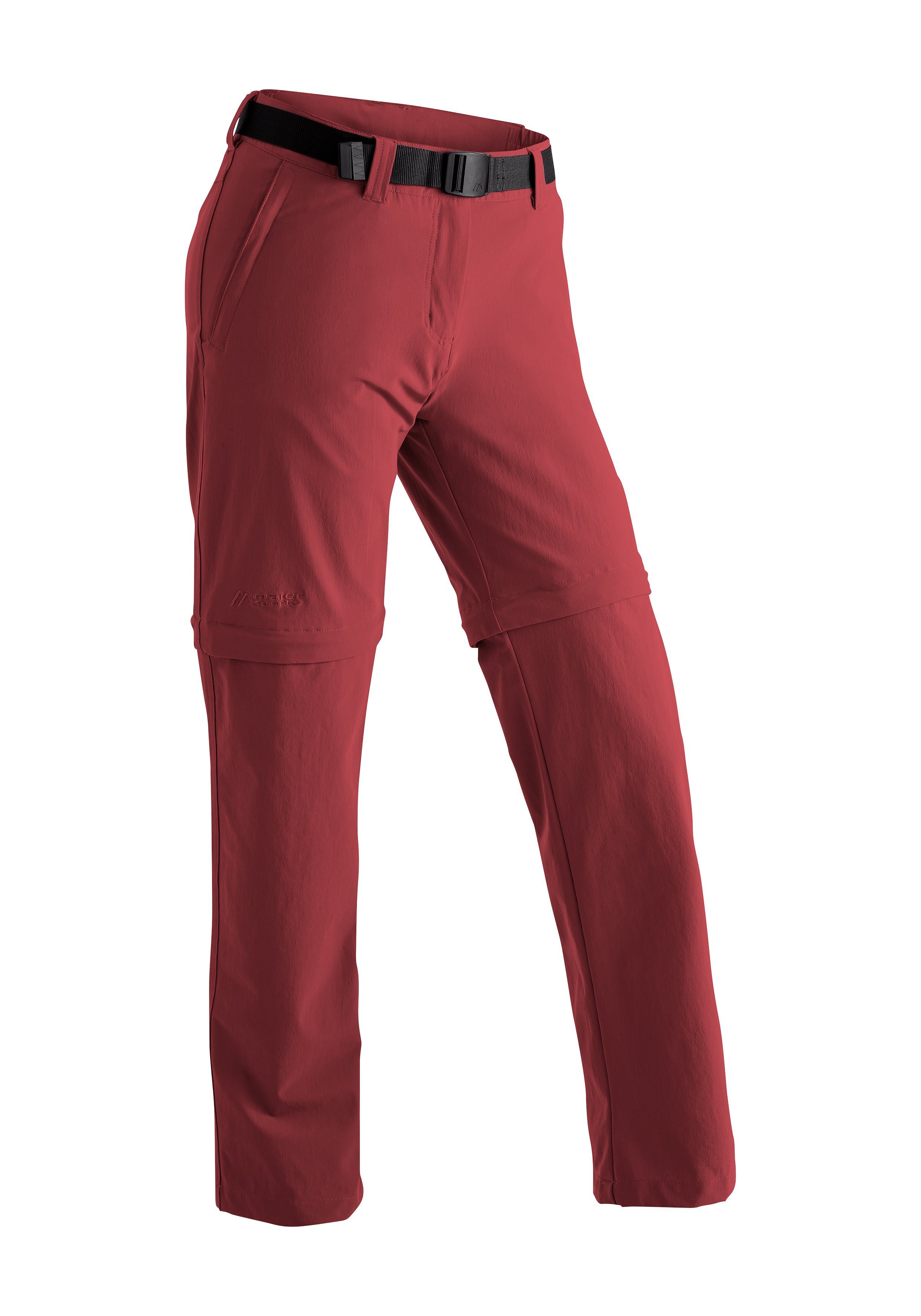 Maier Sports Outdoorhose Nata 2 Damen Zip-Off Wanderhose, atmungsaktive Trekkinghose, Regular Fit