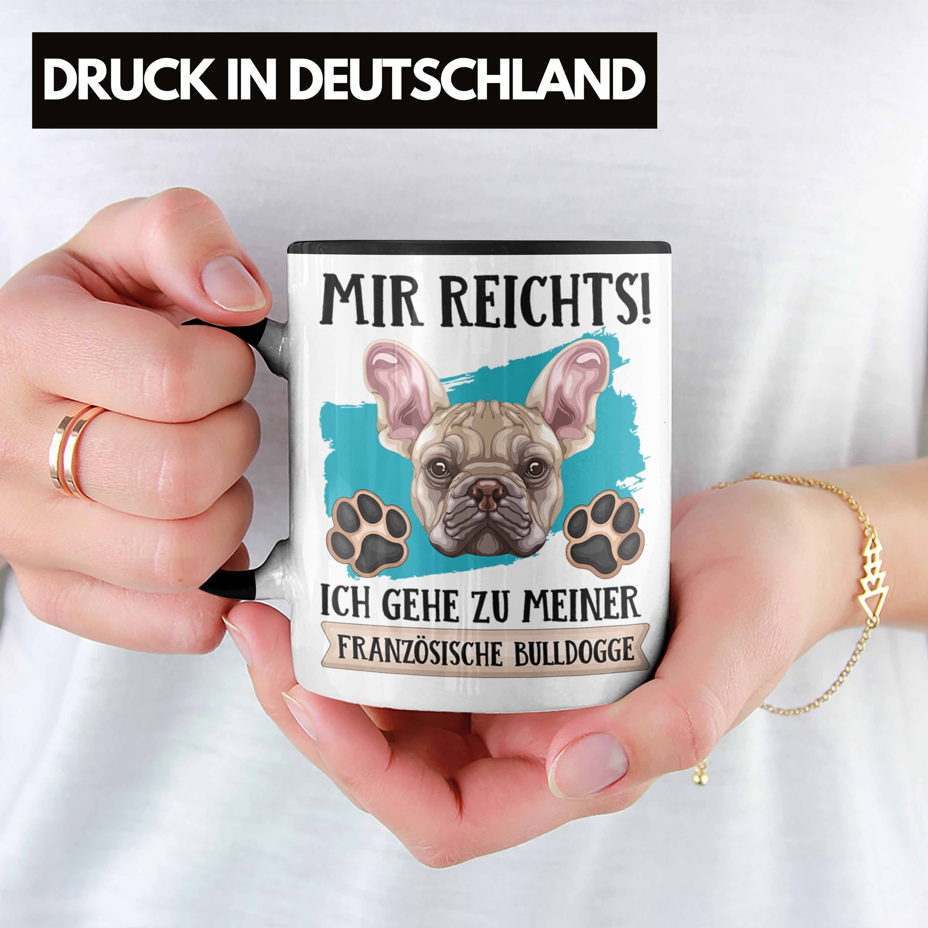 Tasse Geschen Tasse Geschenk Besitzer Spruch Bulldogge Schwarz Französische Lustiger Trendation
