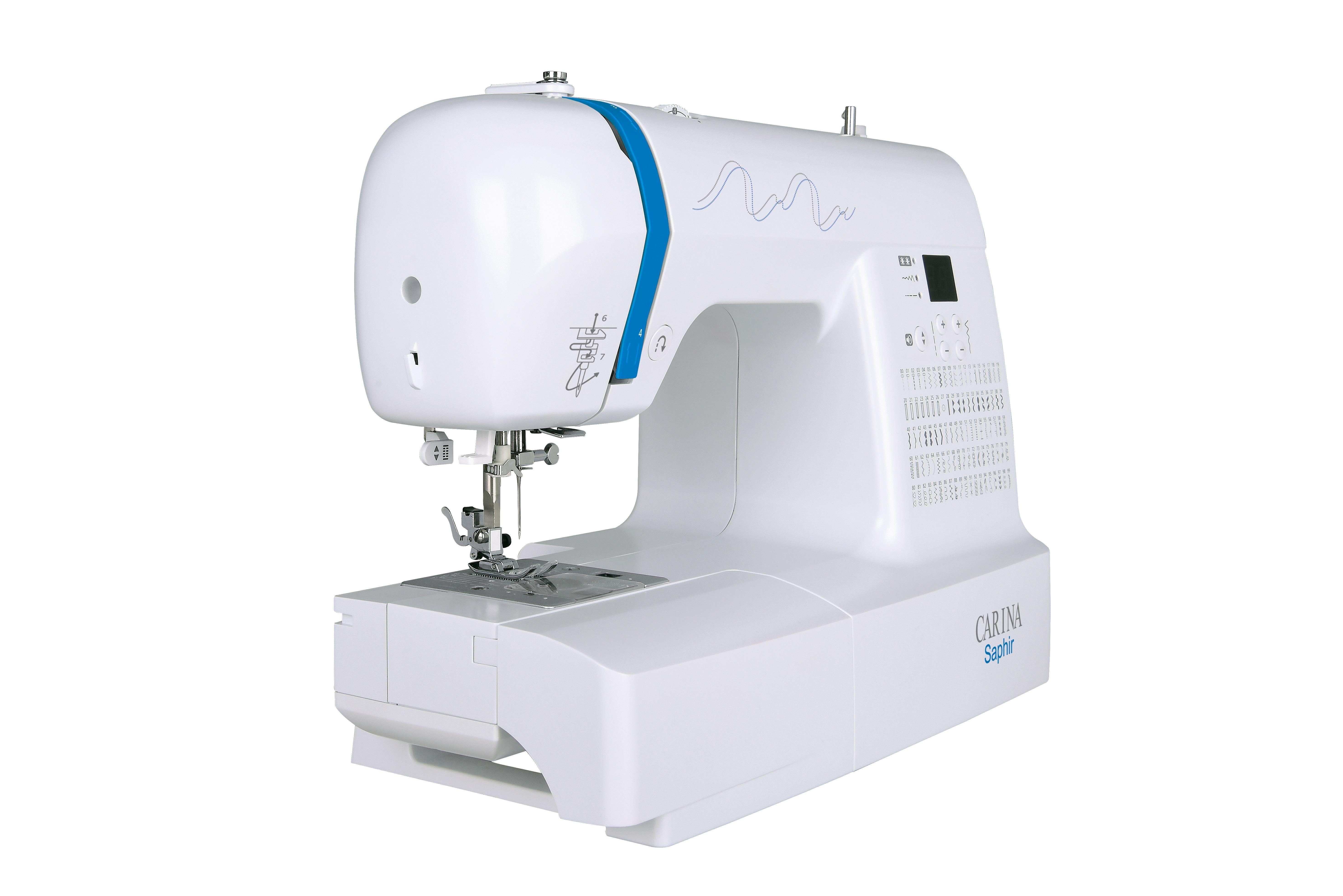 Carina Computer-Nähmaschine Nähmaschine SAPHIR, computergesteuert, 100 Programme, 100 Stichprogramme