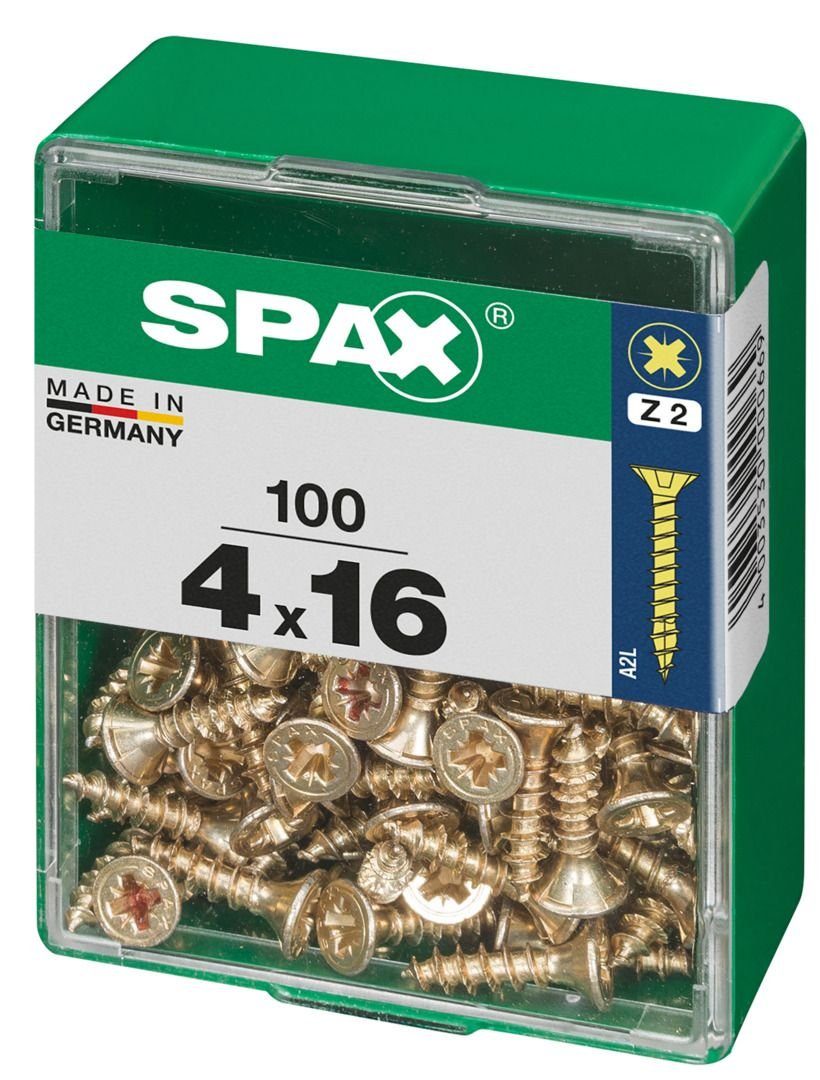 - Holzbauschraube 100 Spax PZ 2 4.0 Universalschrauben x mm 16 SPAX