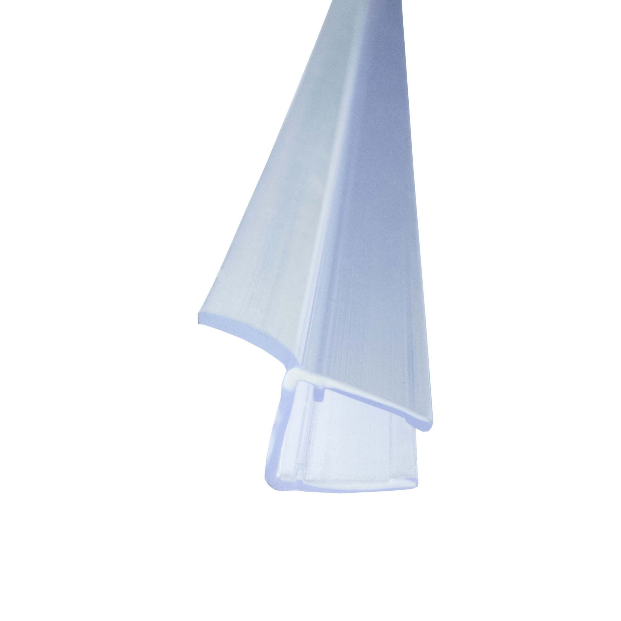 Bagnoxx Duschdichtung, L: 200 cm, (Duschdichtung Spaltdichtung, Türdichtung 200cm, 1-St), für Glas Duschtür, Duschlippe aus PVC, schimmelbeständig
