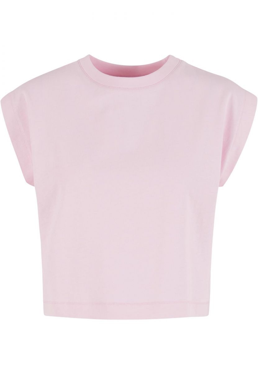Rundhalsshirt Damen Oversized Boxy Heavy T-shirt