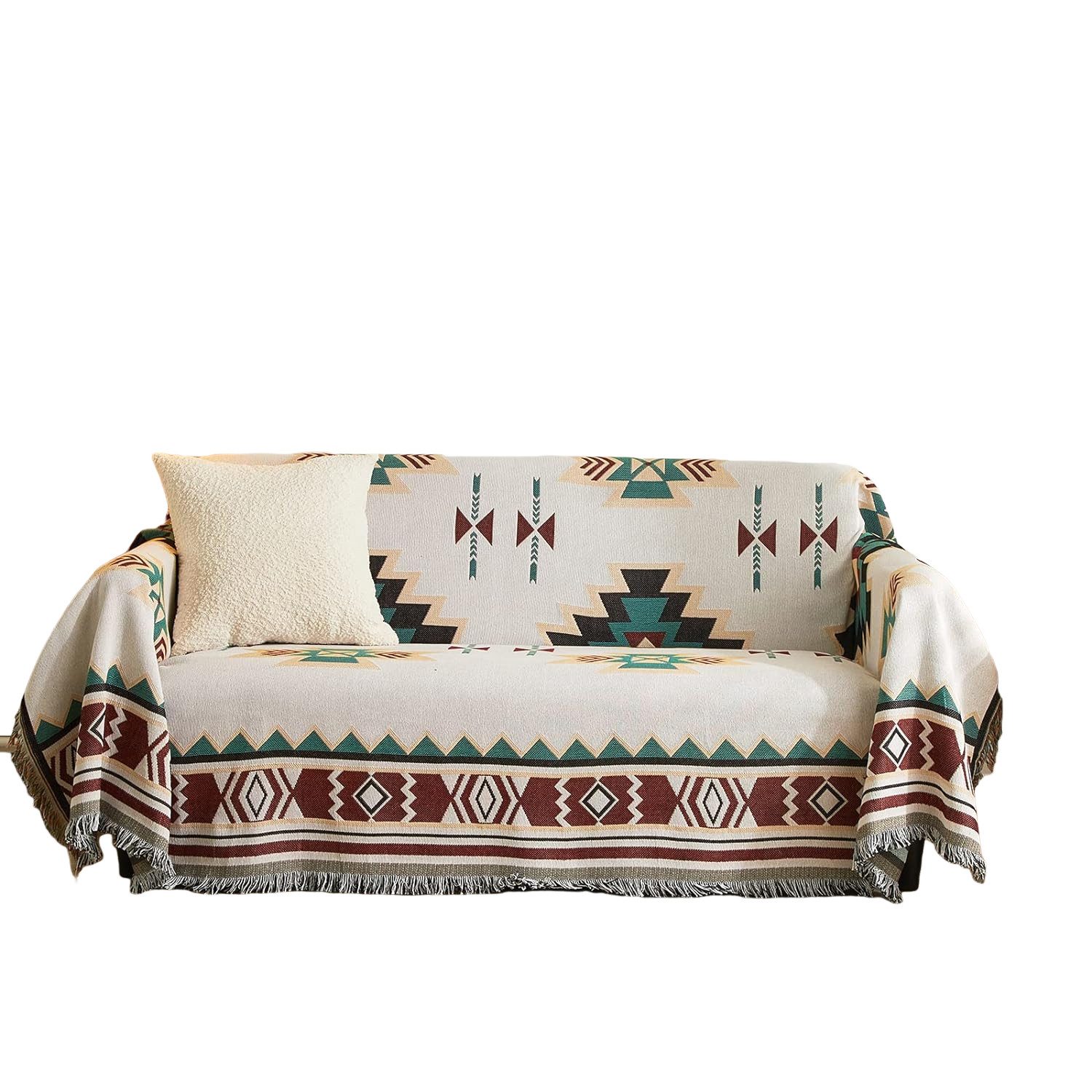 Coonoor Sofaschoner Decken Kuscheldecke Tagesdecke Sommerdecke Boho, Beige, günstig online kaufen