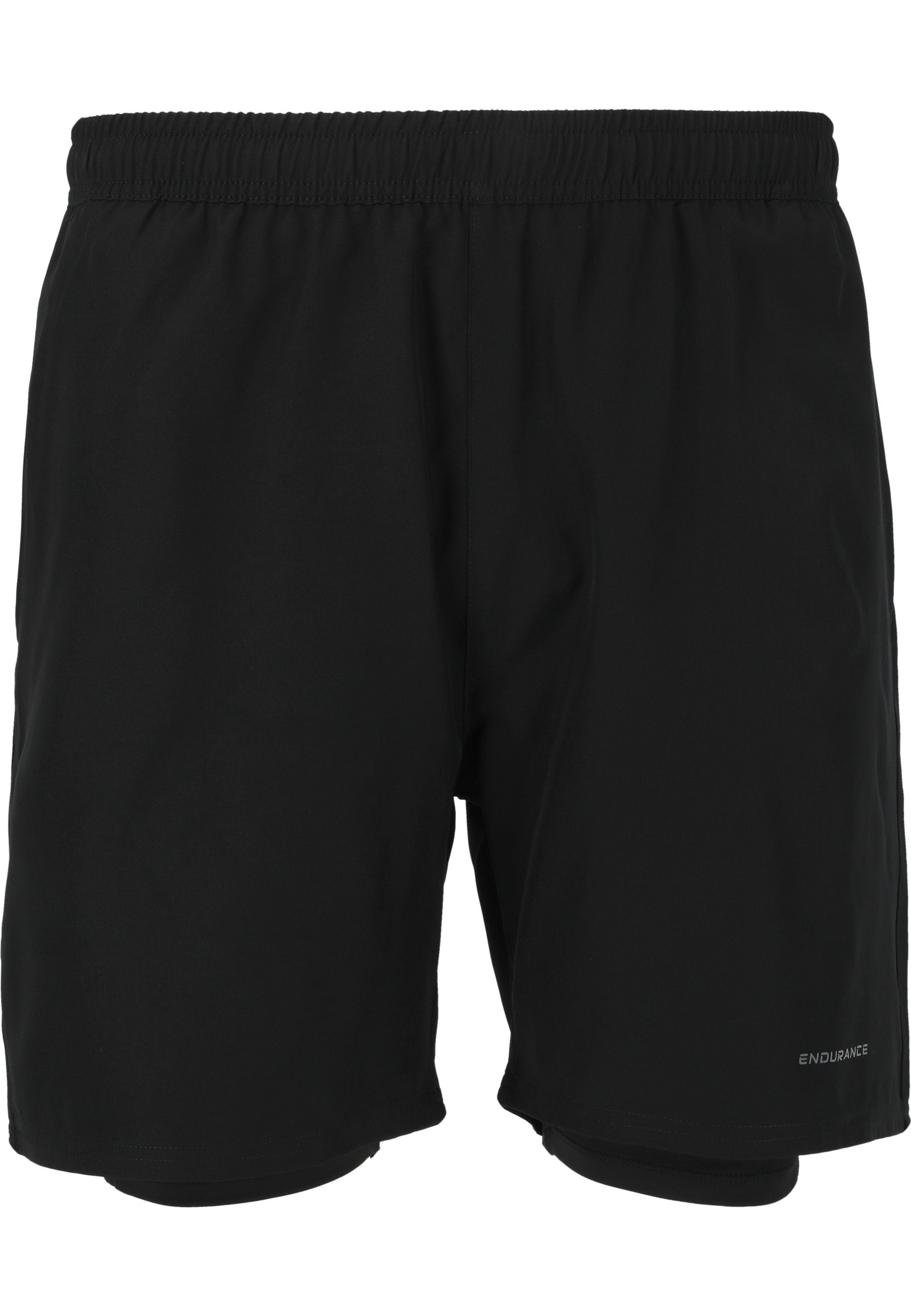 2-in-1-Design und Kros Dry Im schwarz Shorts mit Stretch-Funktion Quick ENDURANCE