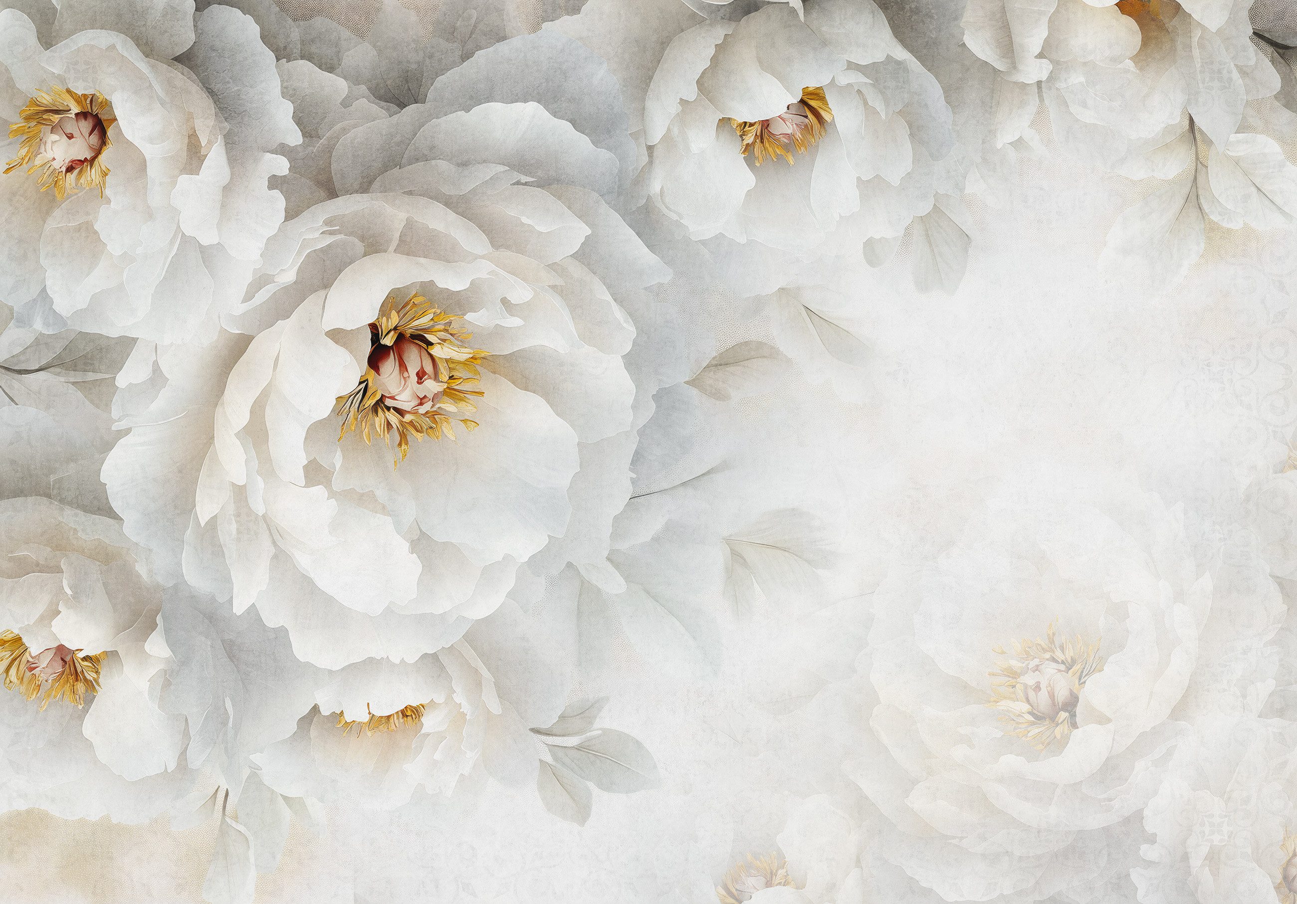 Wallarena Fototapete Blumen Pfingstrosen Vlies Tapete günstig online kaufen