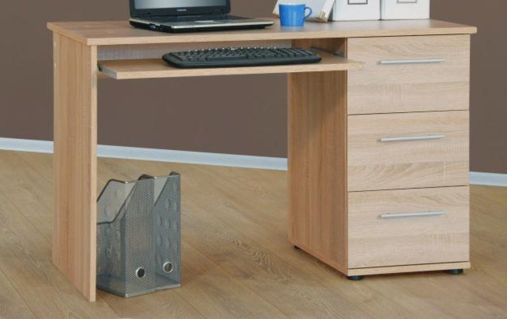 Computertisch PC-Tisch Schreibtisch Eiche sonoma dekor Computertisch - (2133)