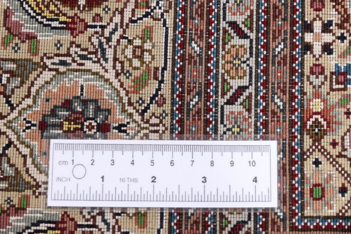 Orientteppich Täbriz Mahi 142x486 Handgeknüpfter Perserteppich, Orientteppich rechteckig, / Nain Trading, mm 7 Höhe