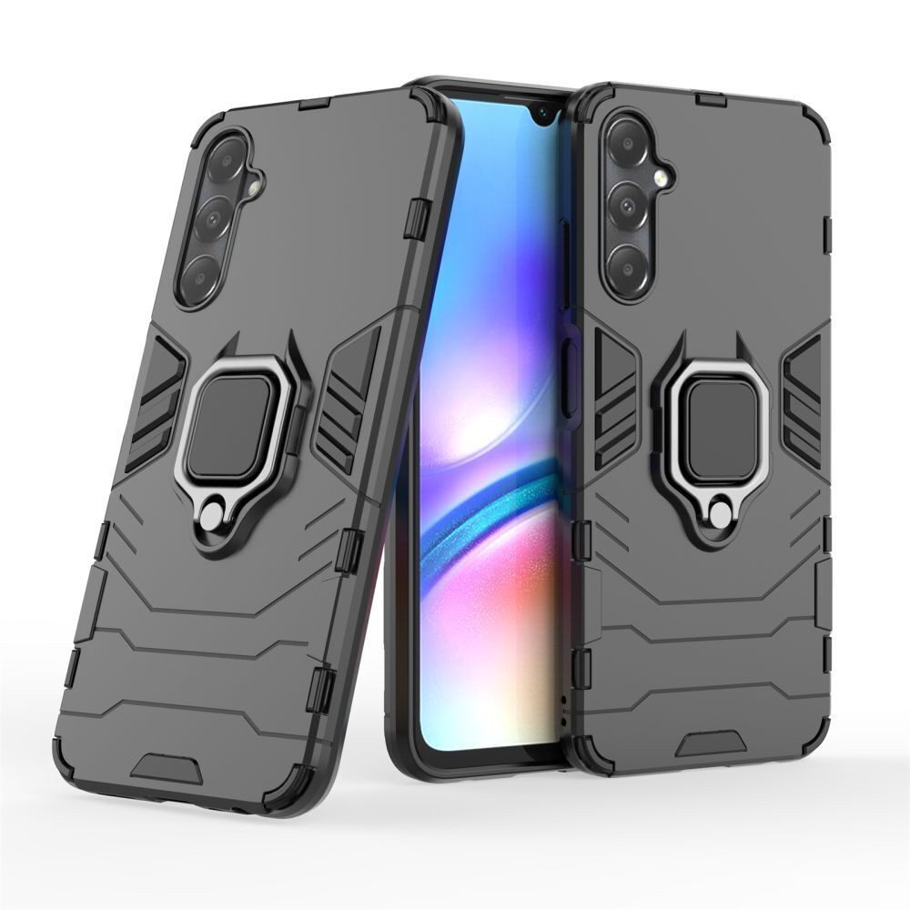 betterfon Handyhülle für Samsung Galaxy A05s Outdoor Panzerhülle mit Kameraschutz Schwarz, Mit Ringhalterung, Kamera-Schutz, Magnetplatte & 3-Schicht-Schutz