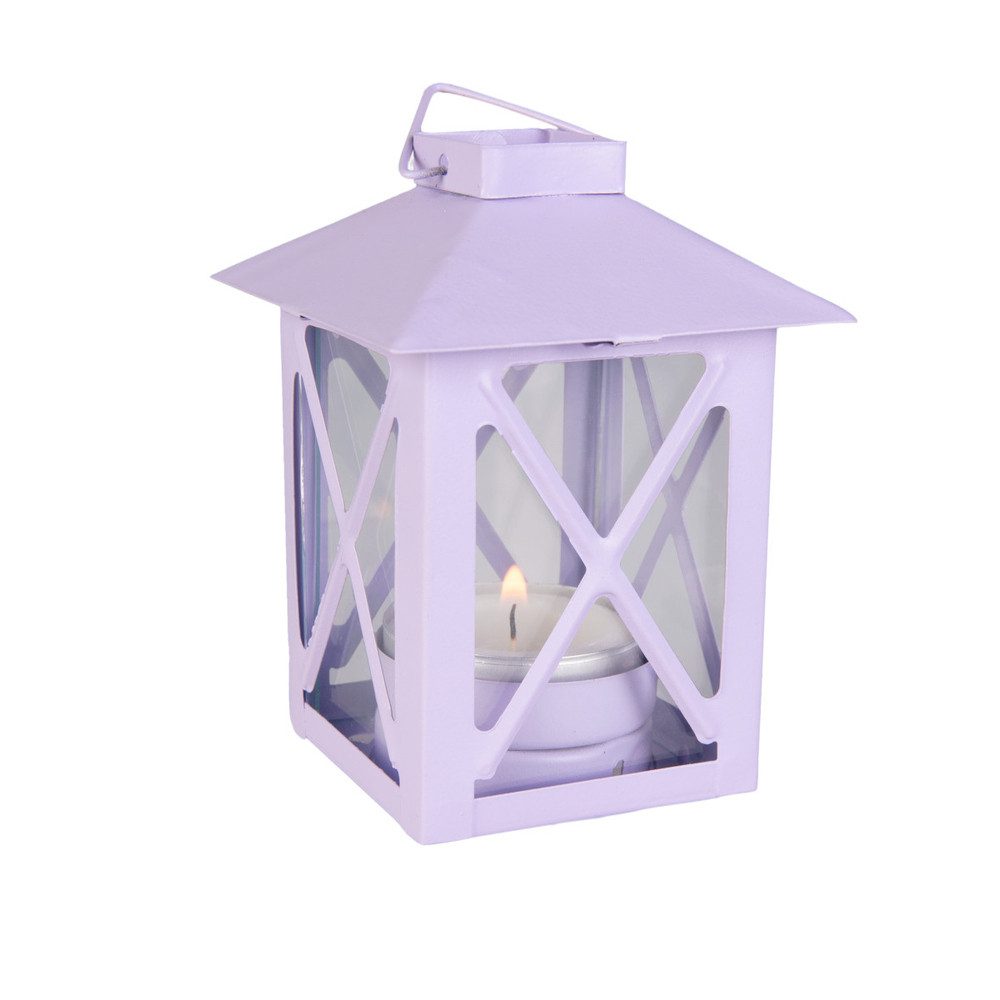 MICA Dekolicht Laterne mit Kerzenhalter - aus Metall - 1 Stück